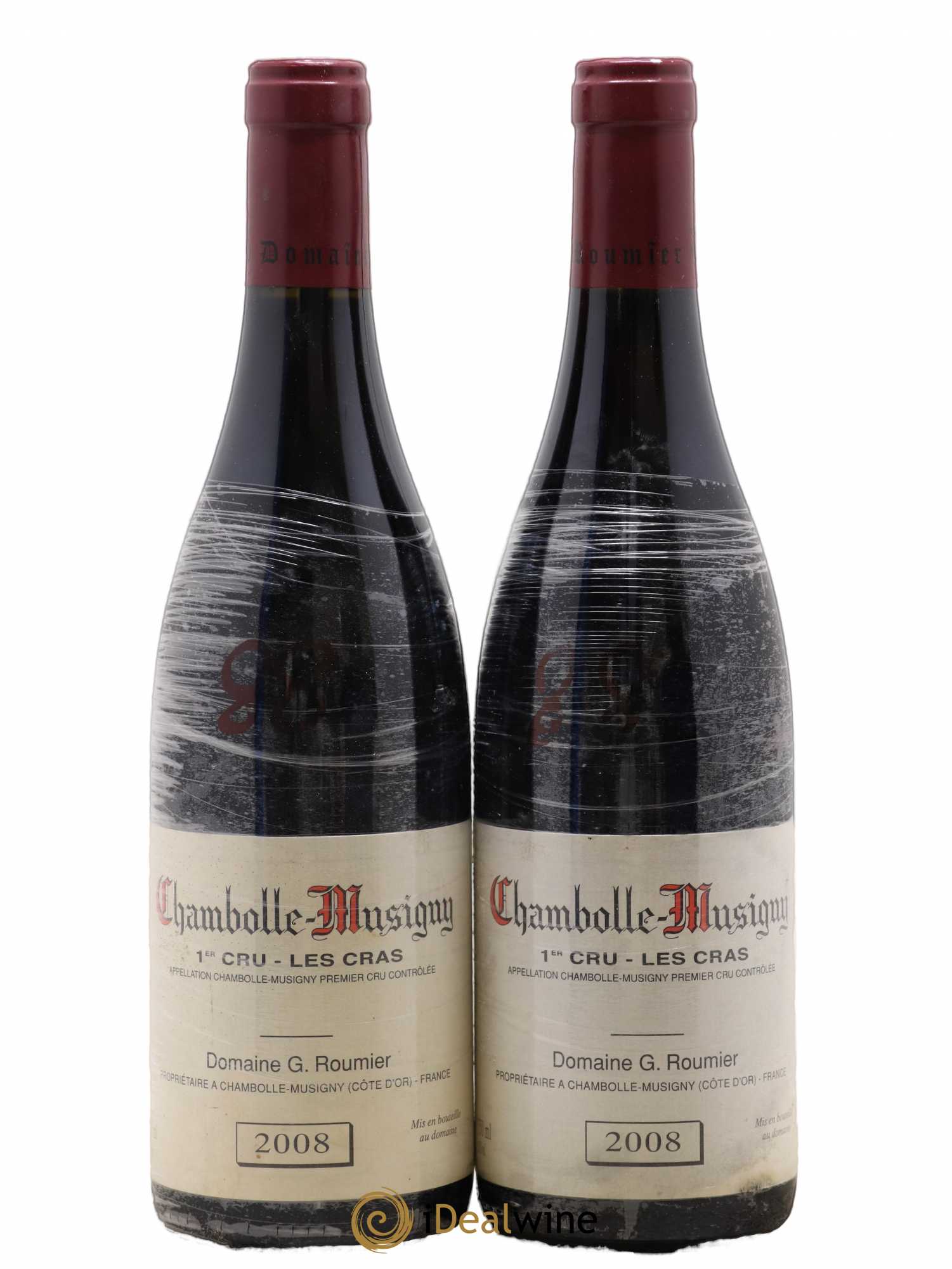 Chambolle-Musigny 1er Cru Les Cras Georges Roumier (Domaine) 2008 - Lot de 2 bouteilles - 0