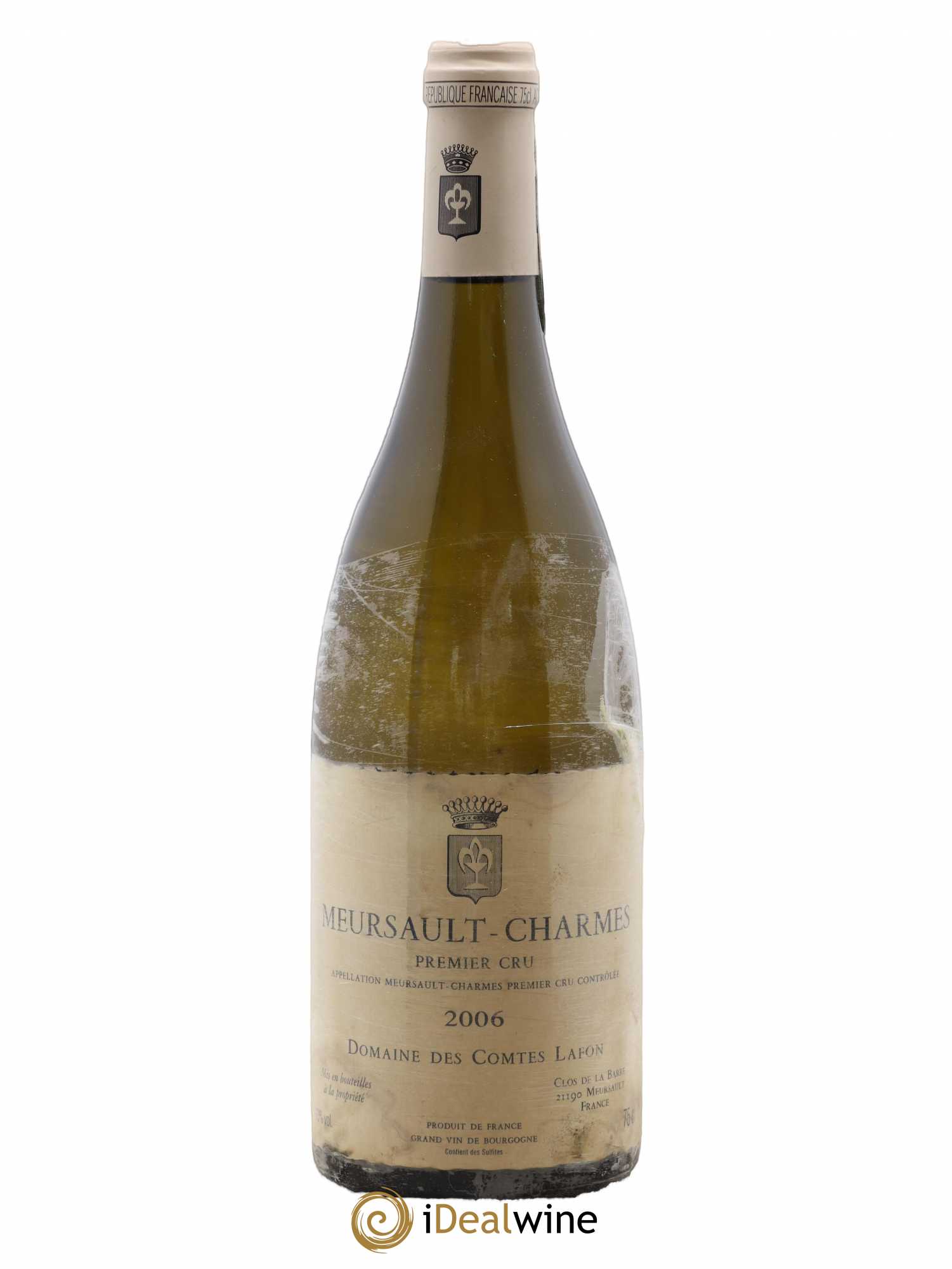 Meursault 1er Cru Charmes Comtes Lafon (Domaine des) 2006 - Lot de 1 bouteille - 0