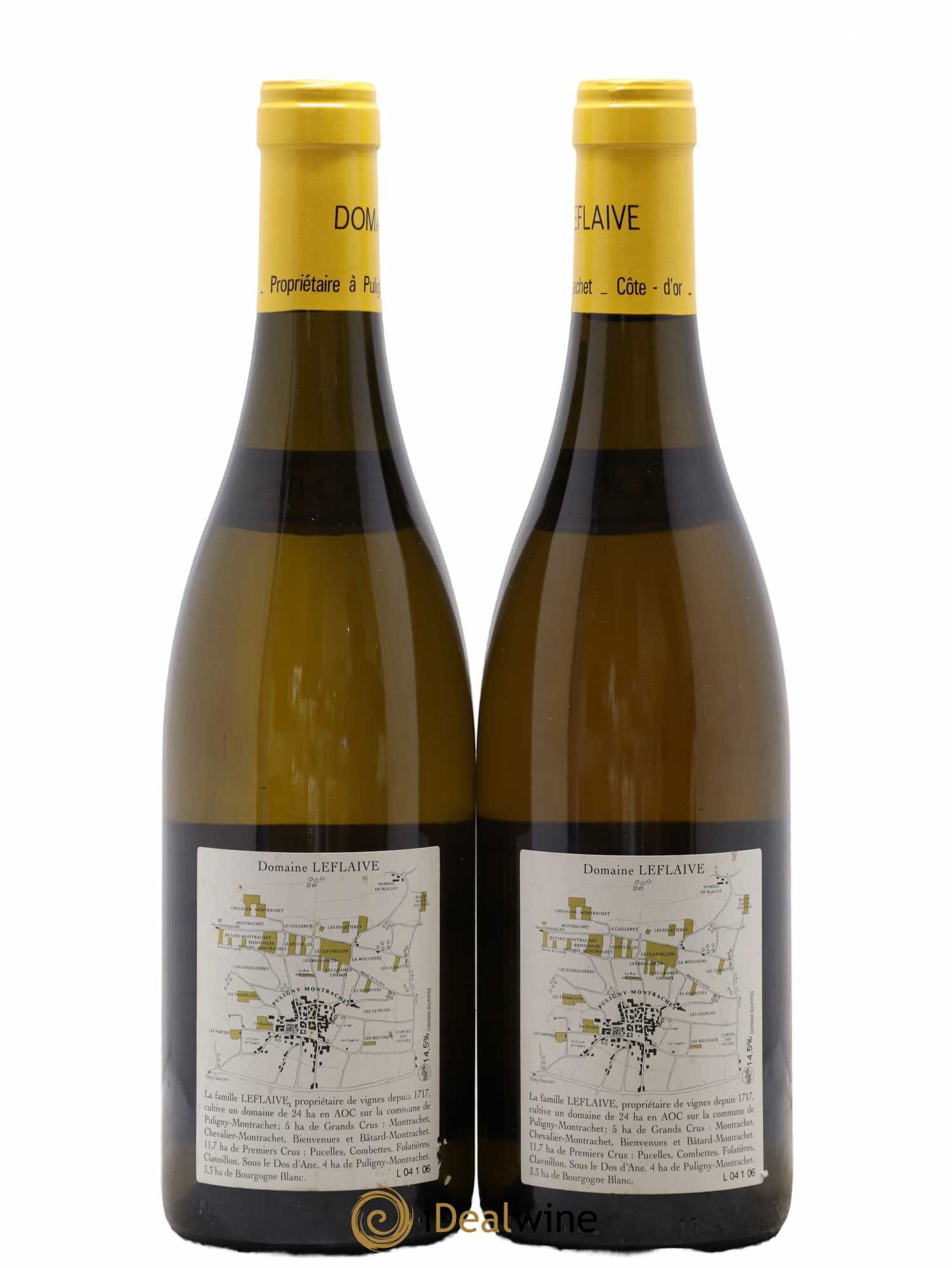 Puligny-Montrachet 1er Cru Clavoillon Leflaive (Domaine) 2006 - Lot de 2 bouteilles - 1