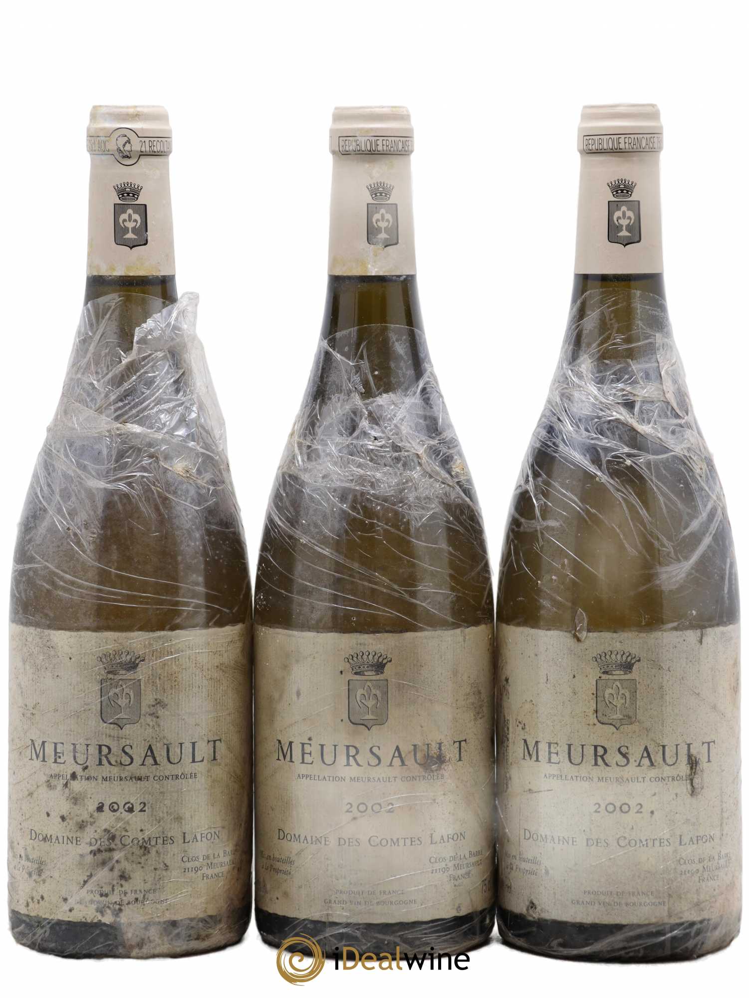 Meursault Comtes Lafon (Domaine des) 2002 - Lot de 3 bouteilles - 0