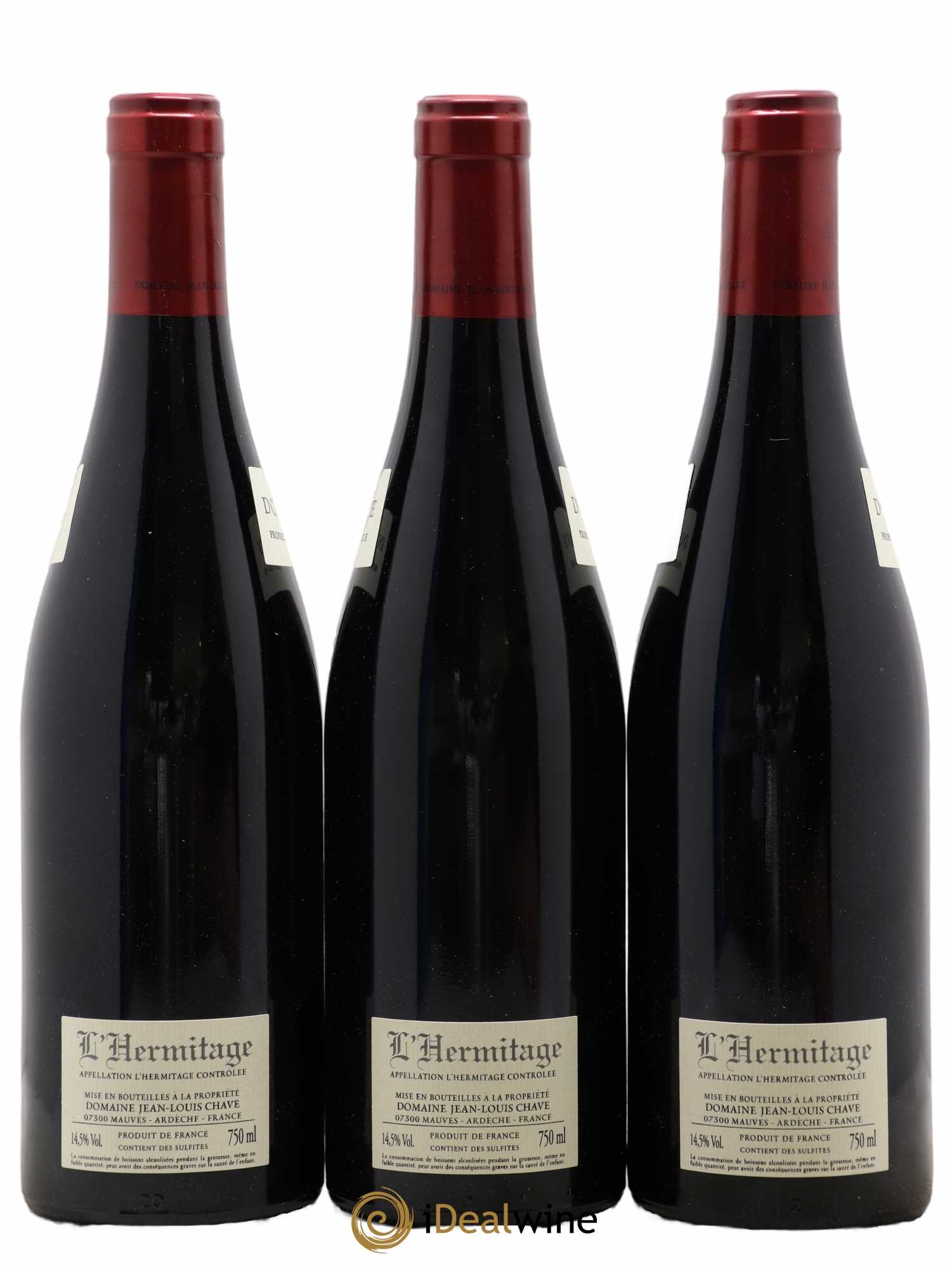 Hermitage Jean-Louis Chave 2014 - Lot de 3 bouteilles - 1