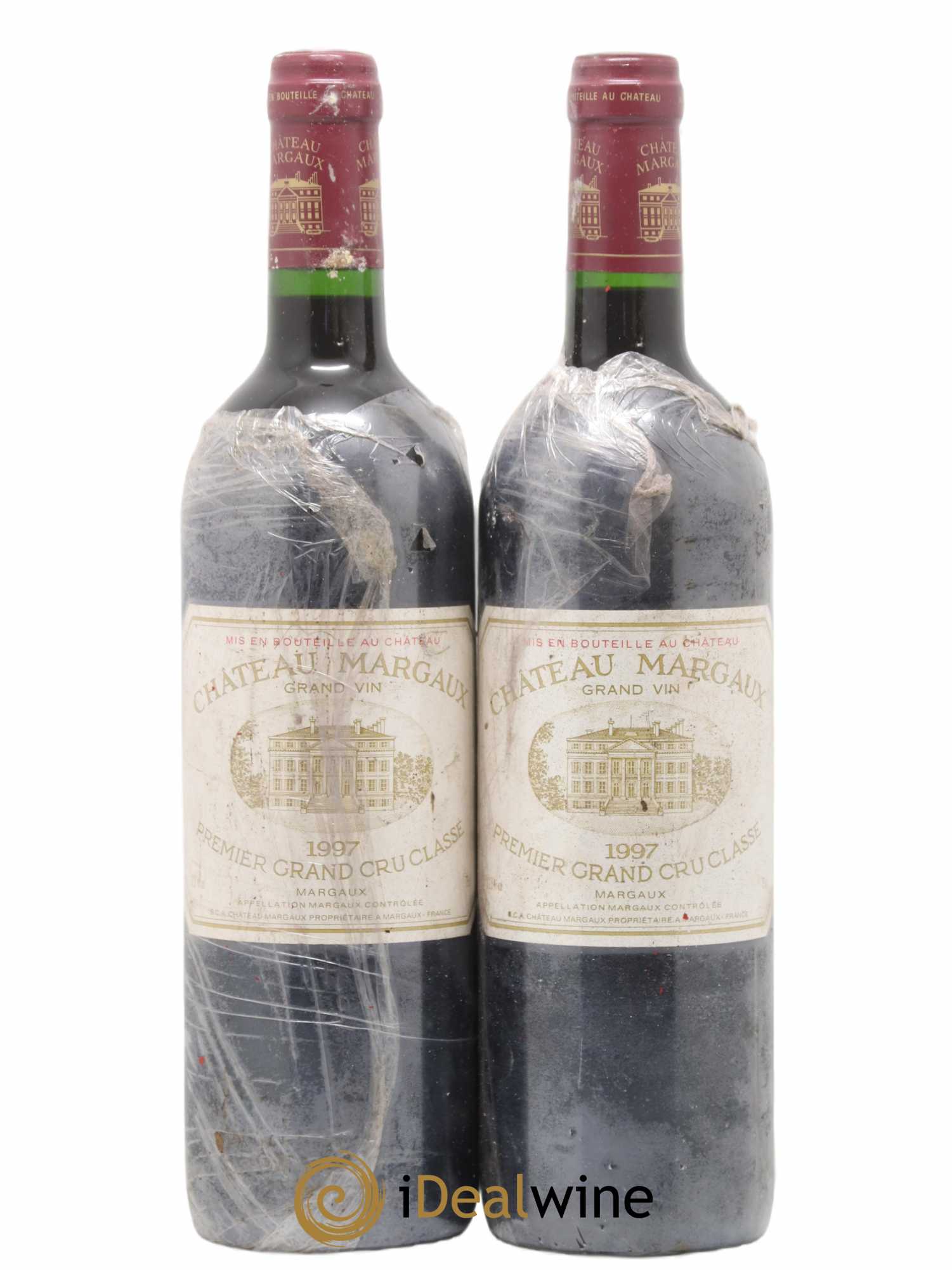 Château Margaux 1er Grand Cru Classé 1997 - Lot de 2 bouteilles - 0