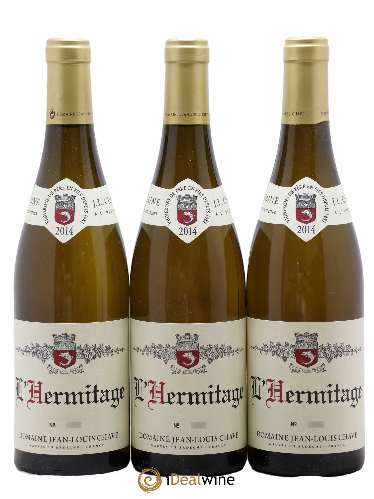 Hermitage Jean-Louis Chave 2014 - Lot de 3 bouteilles - 0