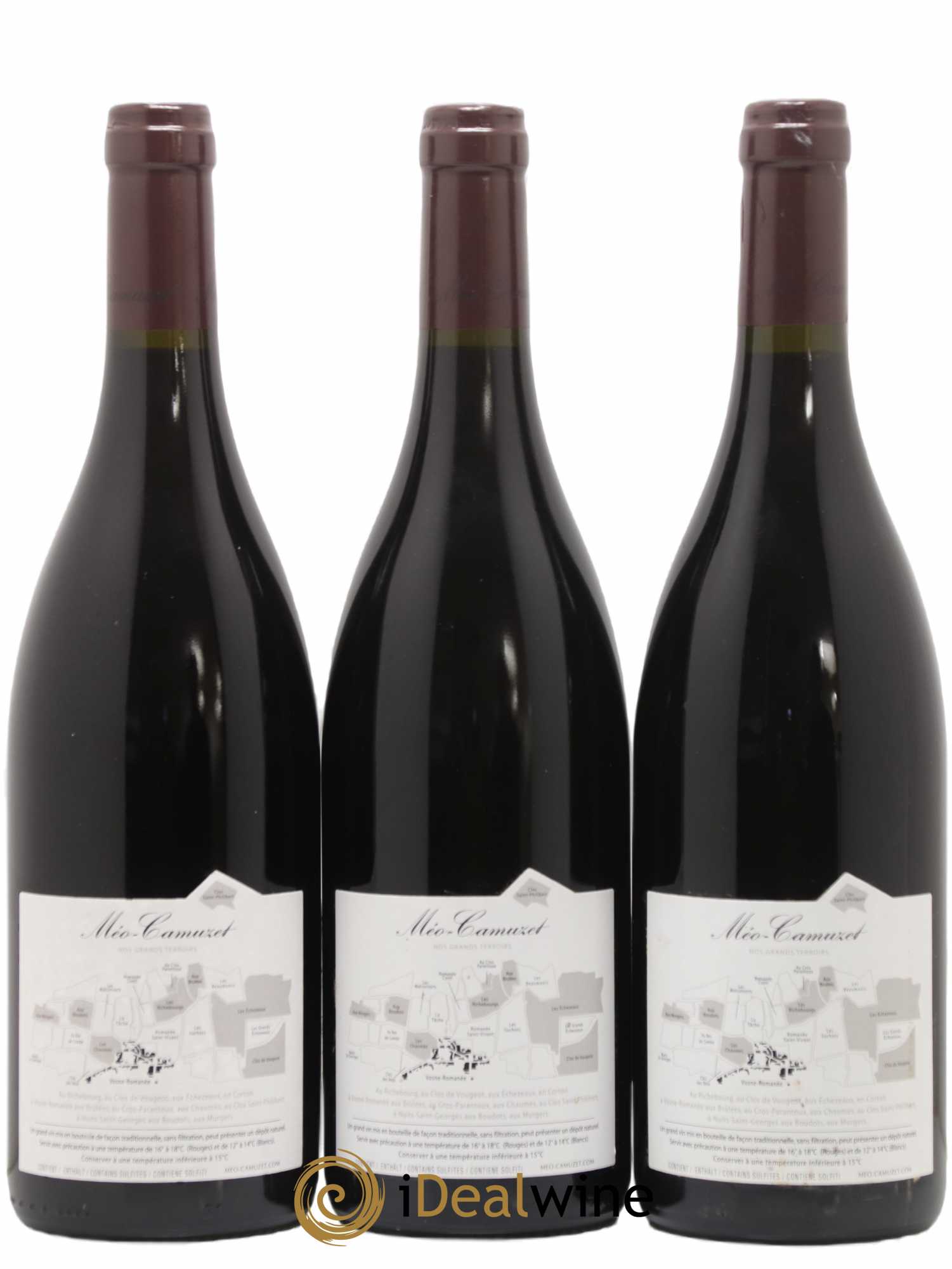 Vosne-Romanée 1er Cru Les Chaumes Méo-Camuzet (Domaine) 2017 - Lot de 3 bouteilles - 1