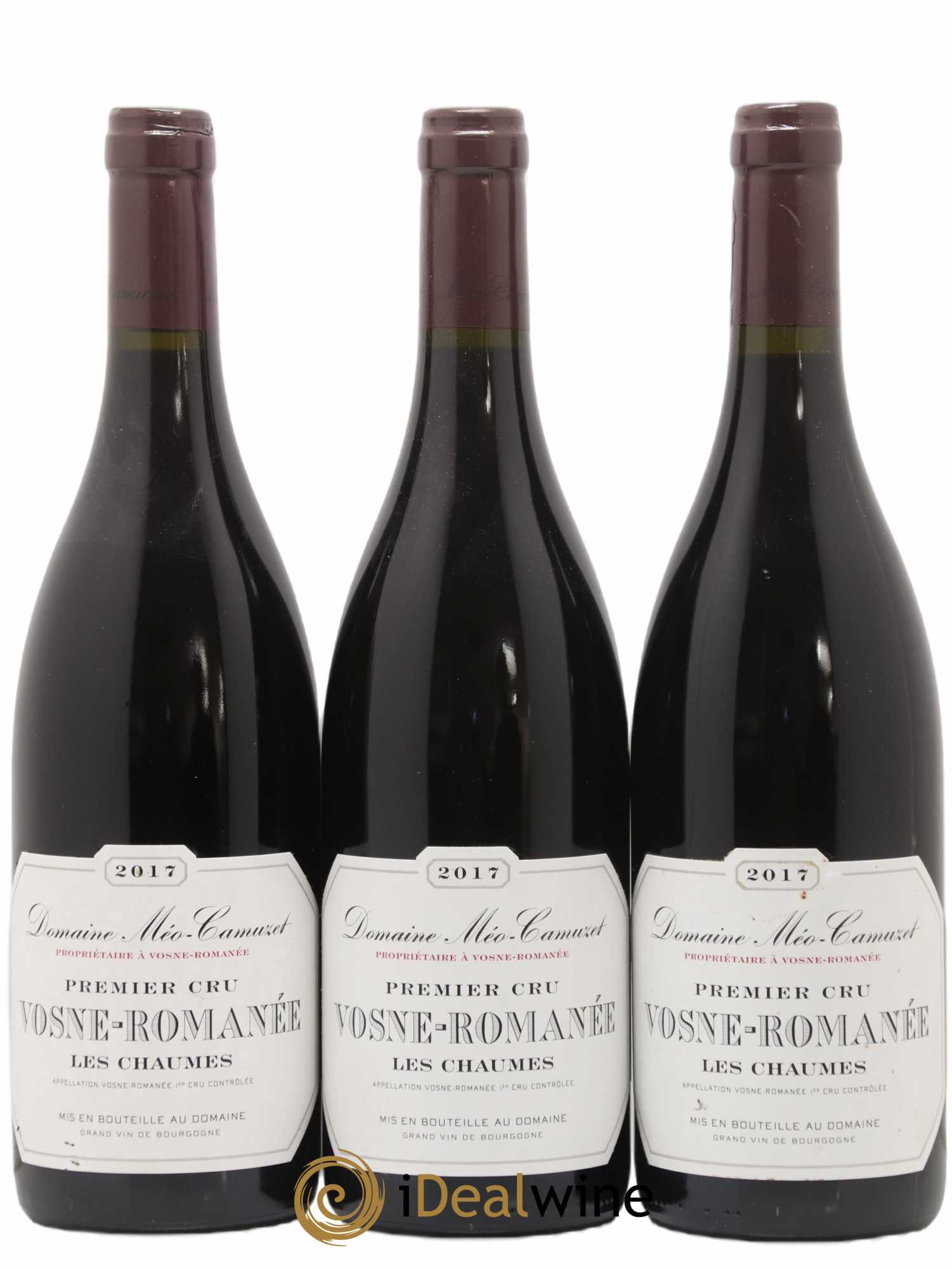 Vosne-Romanée 1er Cru Les Chaumes Méo-Camuzet (Domaine) 2017 - Lot de 3 bouteilles - 0