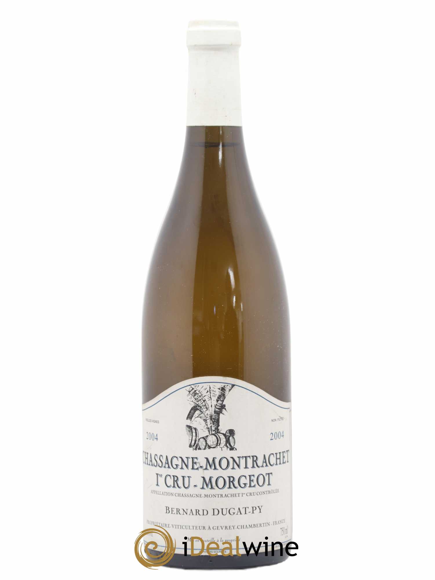 Chassagne-Montrachet 1er Cru Morgeot Dugat-Py 2004 - Lot de 1 bouteille - 0