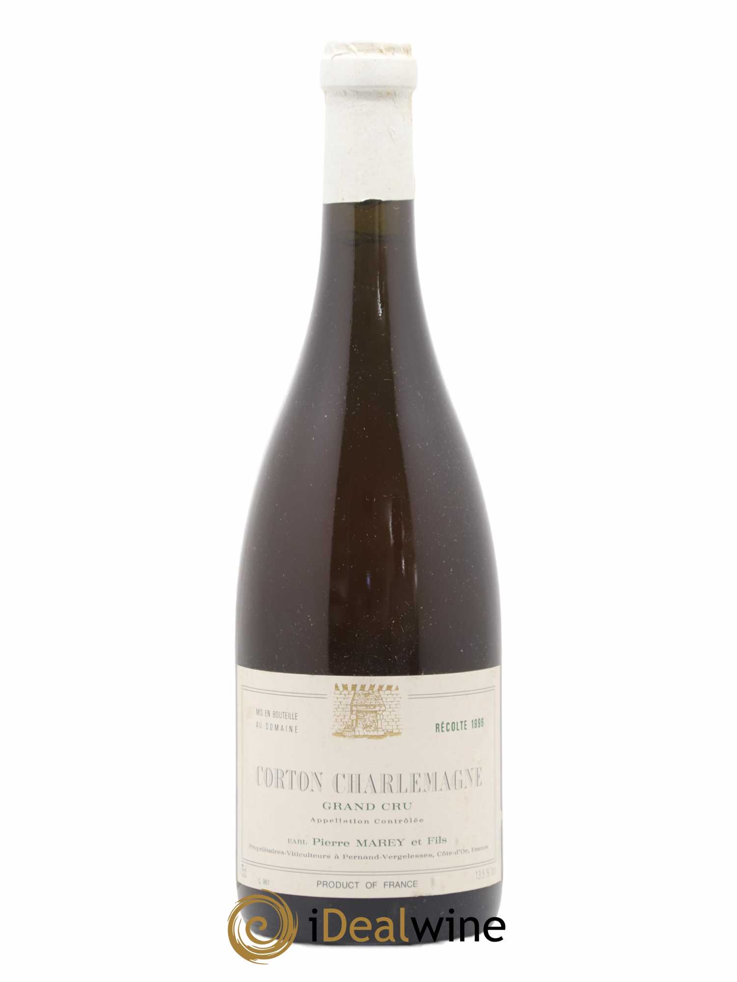 Corton-Charlemagne Grand Cru Domaine Pierre Marey 1996 - Posten von 1 Flasche - 0