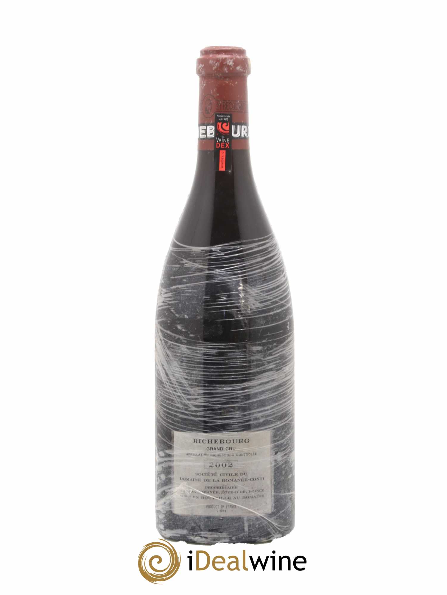 Richebourg Grand Cru Domaine de la Romanée-Conti 2002 - Lot de 1 bouteille - 1