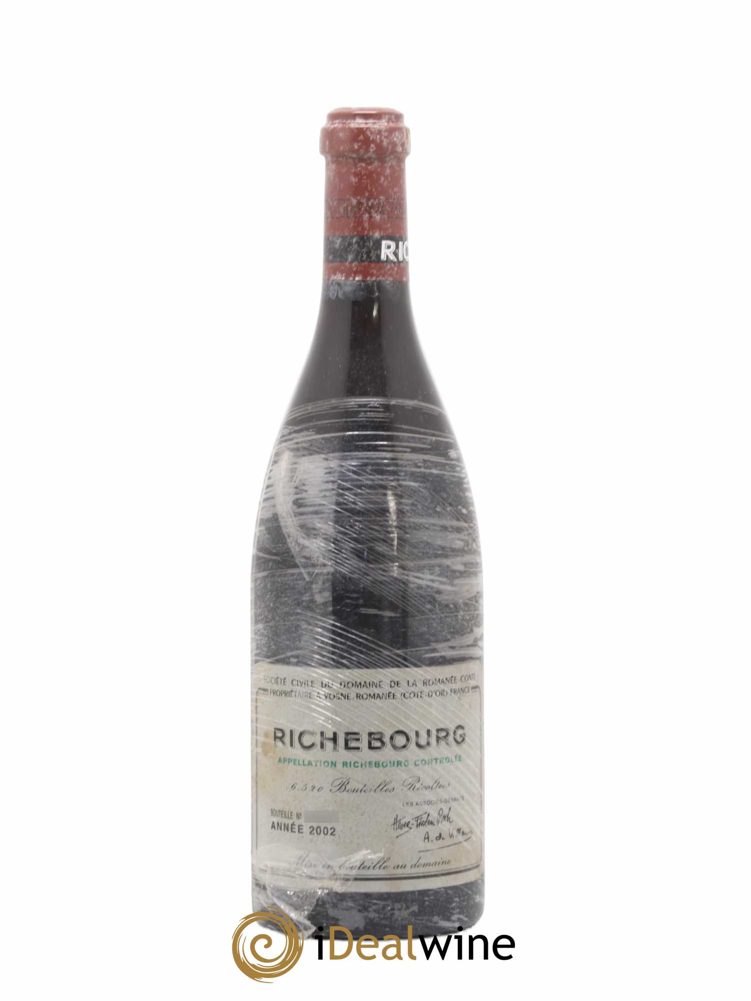 Richebourg Grand Cru Domaine de la Romanée-Conti 2002 - Lot de 1 bouteille - 0