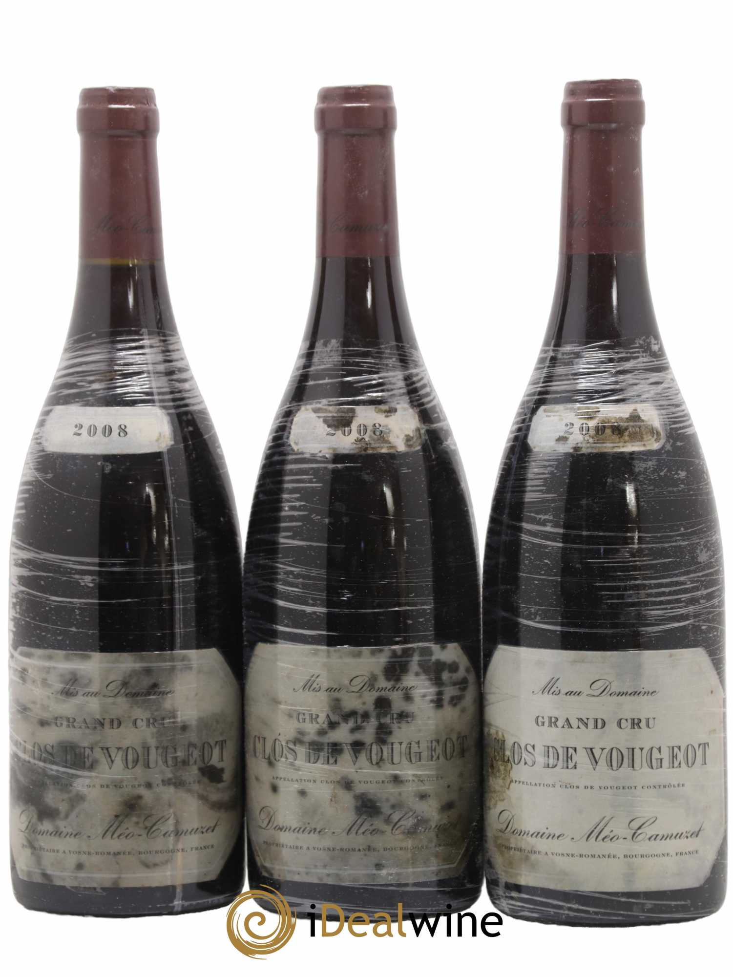 Clos de Vougeot Grand Cru Méo-Camuzet (Domaine) 2008 - Lotto di 3 bottiglie - 0