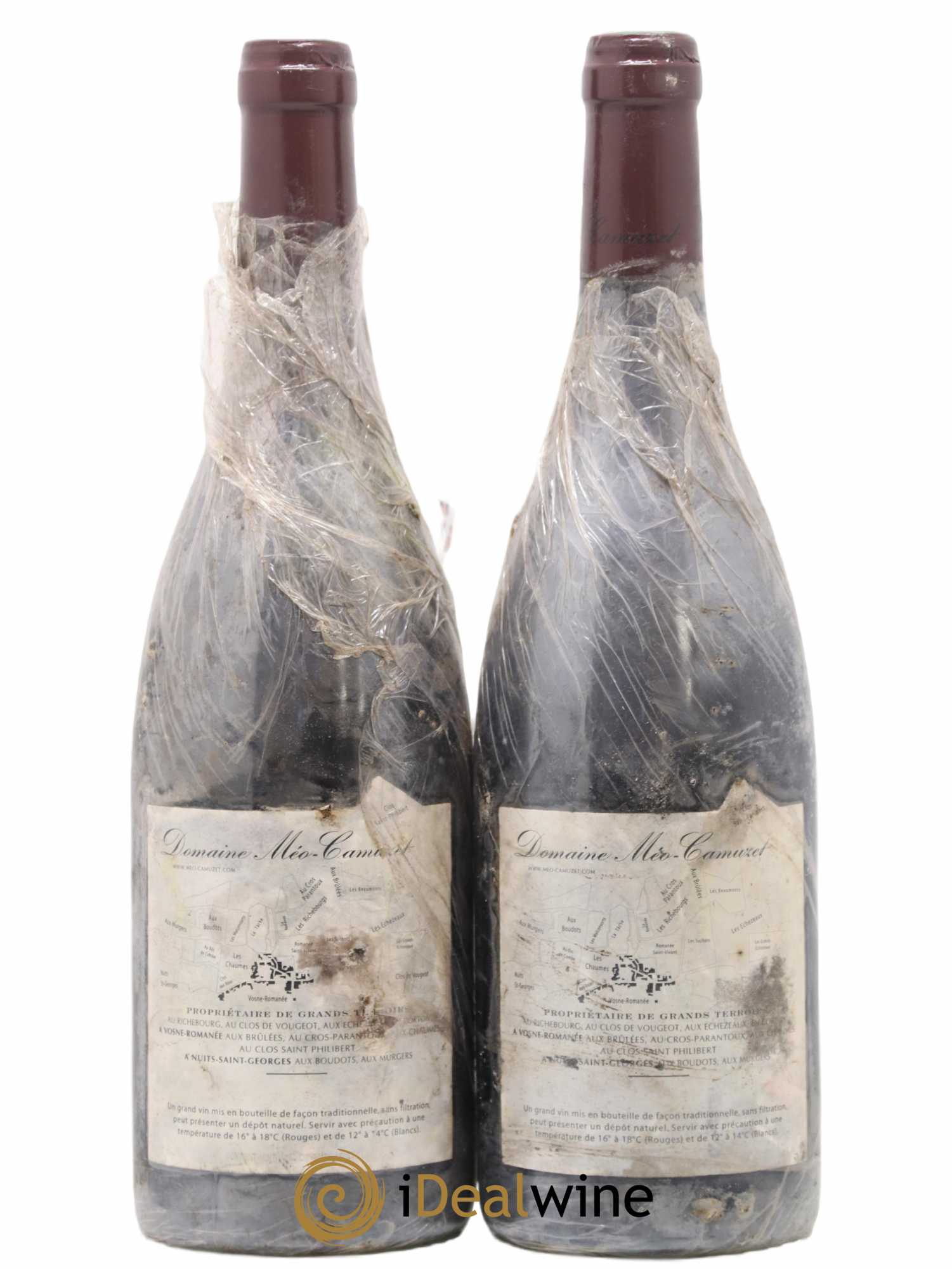 Clos de Vougeot Grand Cru Méo-Camuzet (Domaine) 2004 - Lot de 2 bouteilles - 1