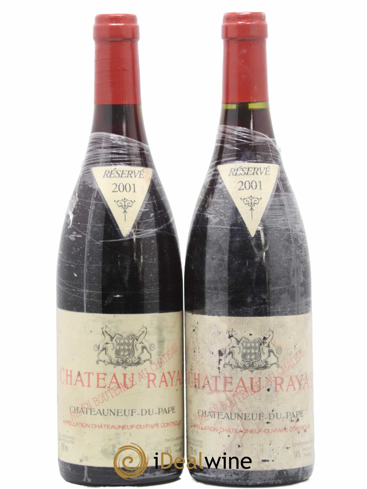 Châteauneuf-du-Pape Château Rayas Emmanuel Reynaud 2001 - Lot de 2 bouteilles - 0
