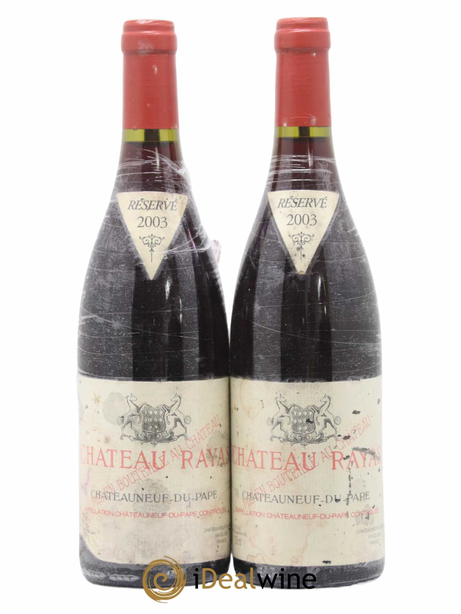 Châteauneuf-du-Pape Château Rayas Emmanuel Reynaud 2003 - Lot de 2 bouteilles - 0