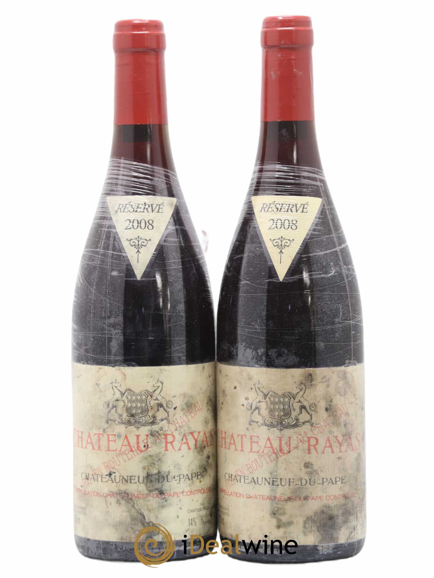 Châteauneuf-du-Pape Château Rayas Emmanuel Reynaud 2008 - Lot de 2 bouteilles - 0