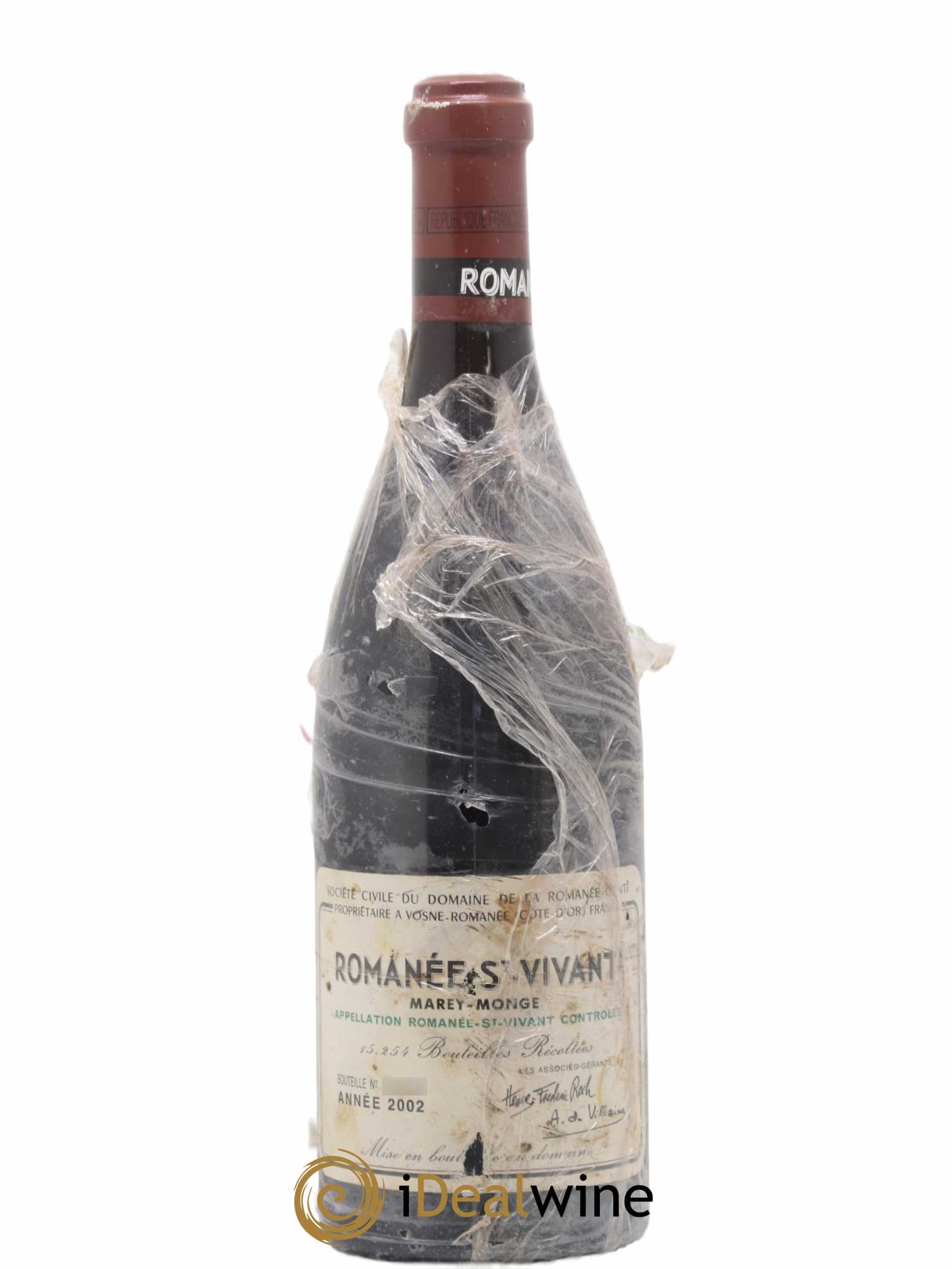 Romanée-Saint-Vivant Grand Cru Domaine de la Romanée-Conti 2002 - Lot de 1 bouteille - 0