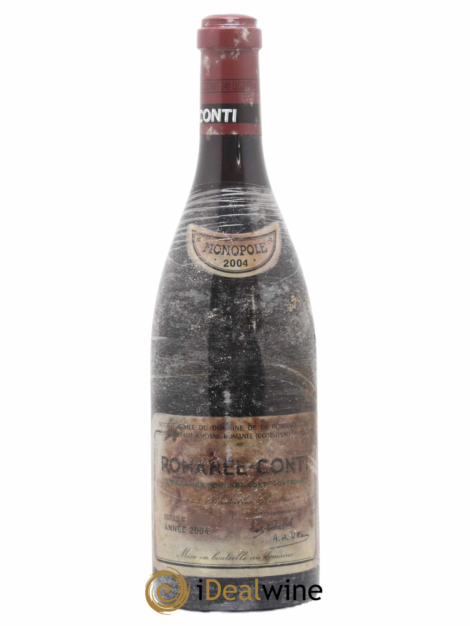 Romanée-Conti Grand Cru Domaine de la Romanée-Conti 2004 - Lot de 1 bouteille - 0