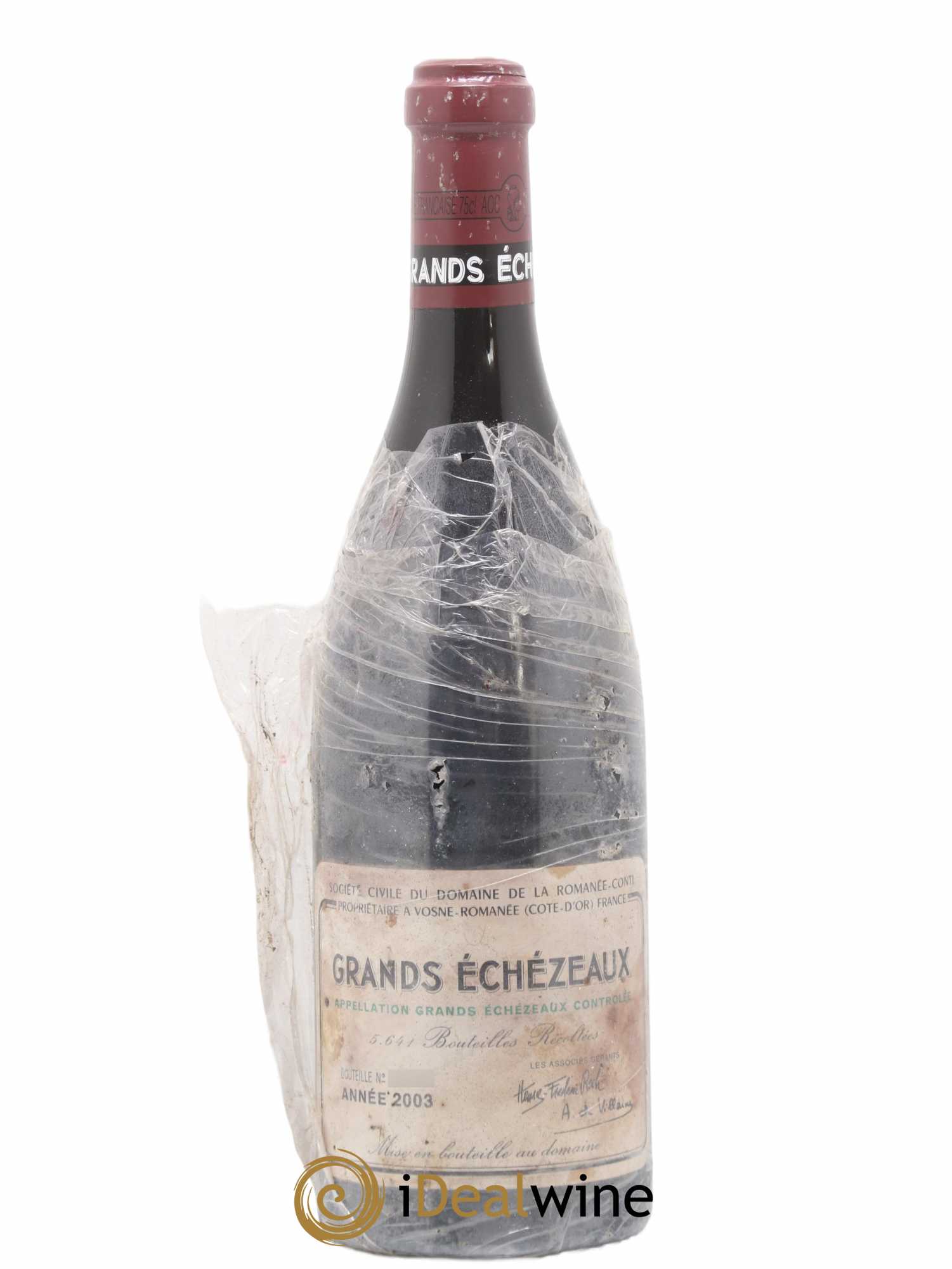 Grands-Echezeaux Grand Cru Domaine de la Romanée-Conti 2003 - Lot de 1 bouteille - 0