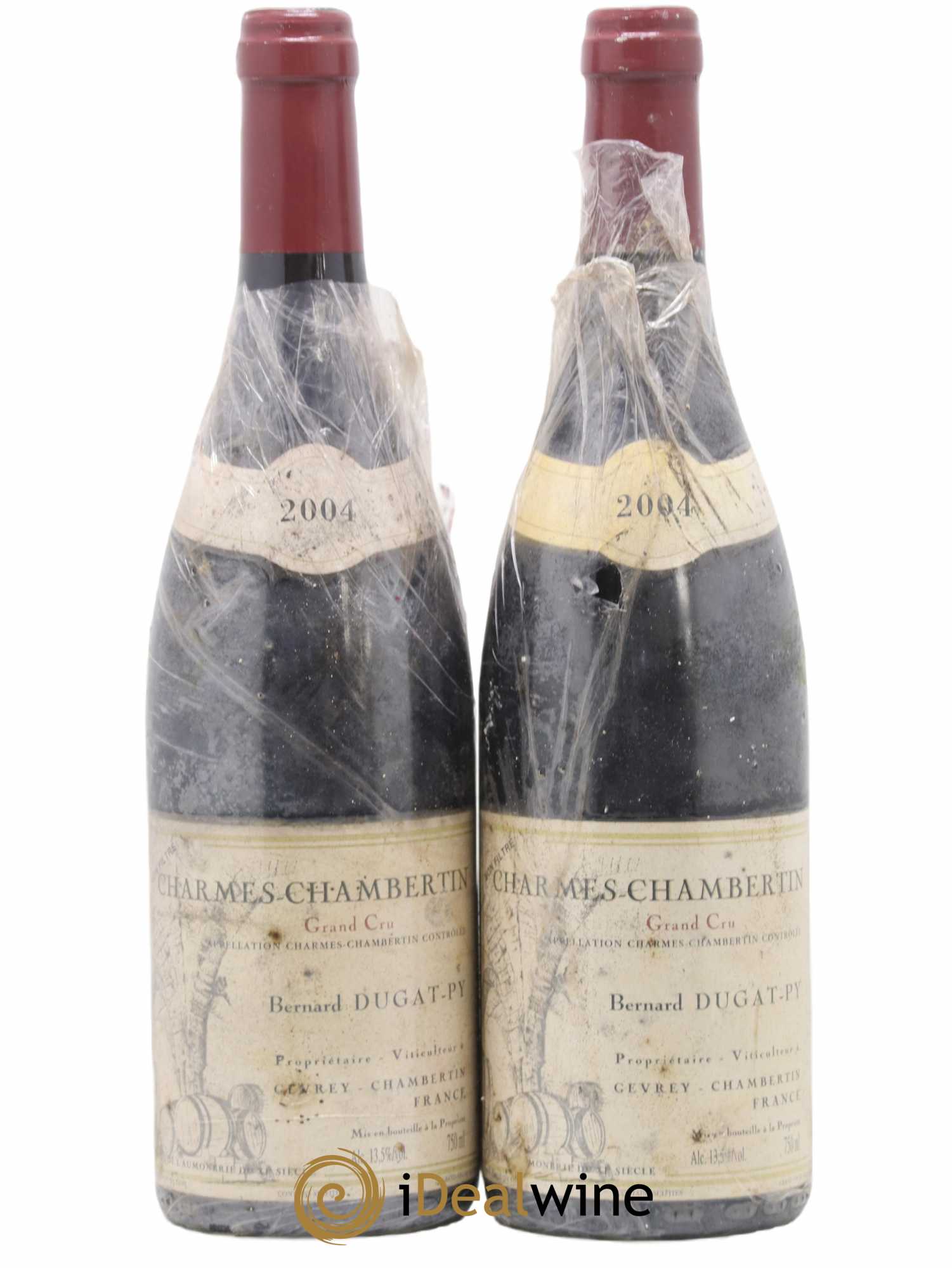 Charmes-Chambertin Grand Cru Dugat-Py 2004 - Lot de 2 bouteilles - 0