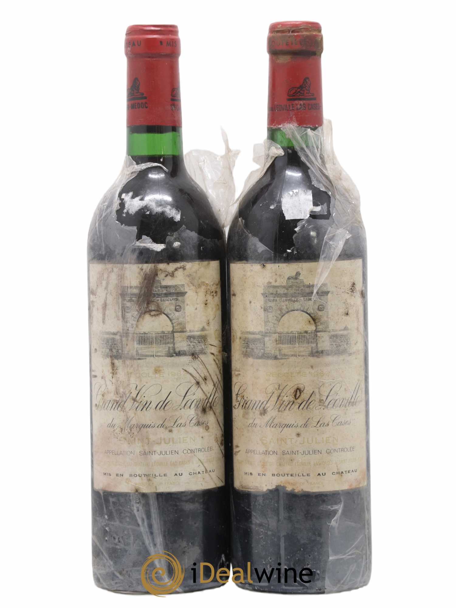 Château Léoville Las Cases 2ème Grand Cru Classé 1982 - Lot de 2 bouteilles - 0