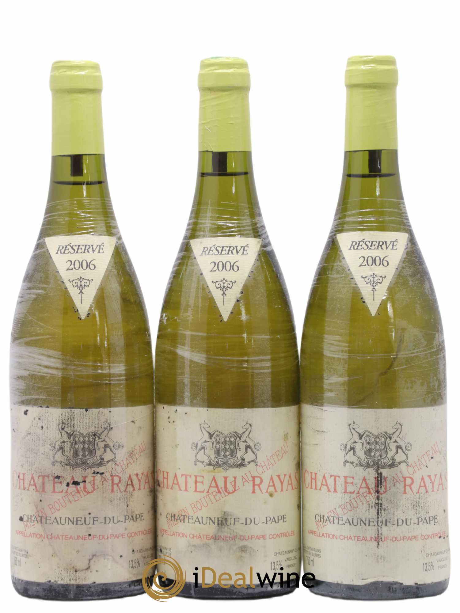 Châteauneuf-du-Pape Château Rayas Emmanuel Reynaud 2006 - Lot de 3 bouteilles - 0