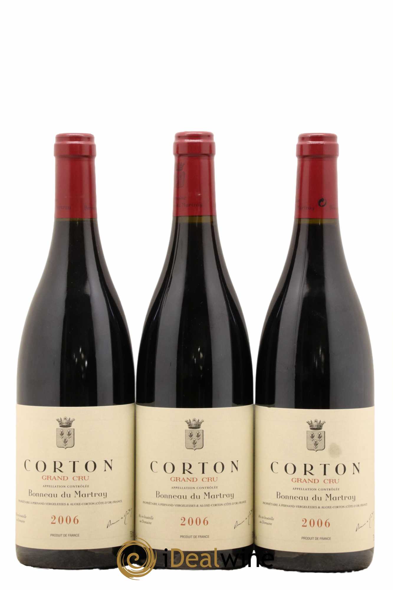 Corton Grand Cru Bonneau du Martray (Domaine) 2006 - Lot de 3 bouteilles - 0