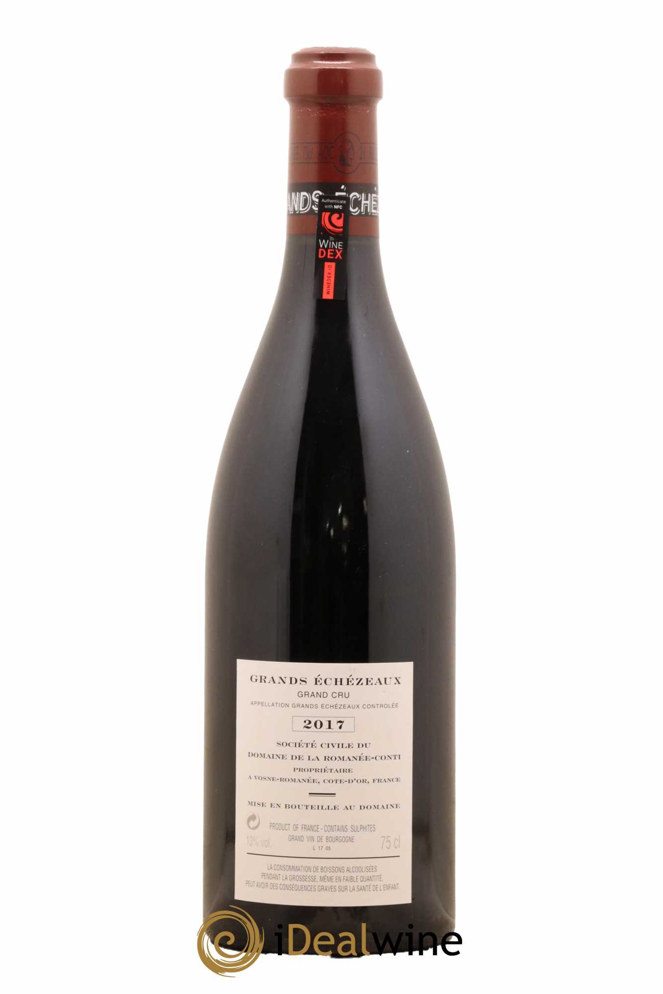 Grands-Echezeaux Grand Cru Domaine de la Romanée-Conti 2017 - Lot de 1 bouteille - 1