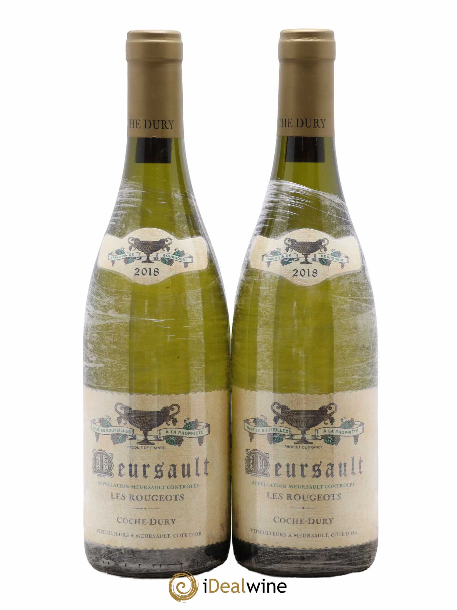 Meursault Les Rougeots Coche Dury (Domaine) 2018 - Lot de 2 bouteilles - 0
