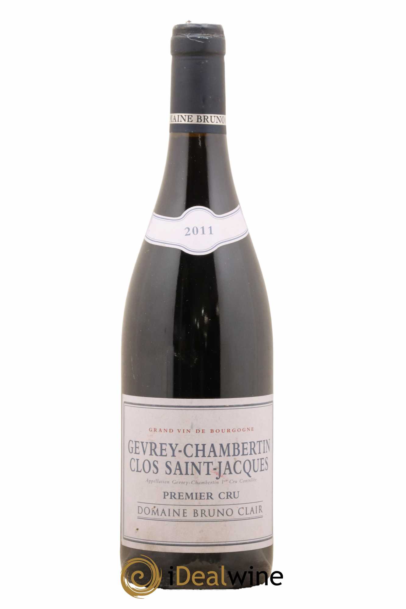 Gevrey-Chambertin 1er Cru Clos Saint-Jacques Bruno Clair (Domaine) 2011 - Lot de 1 bouteille - 0