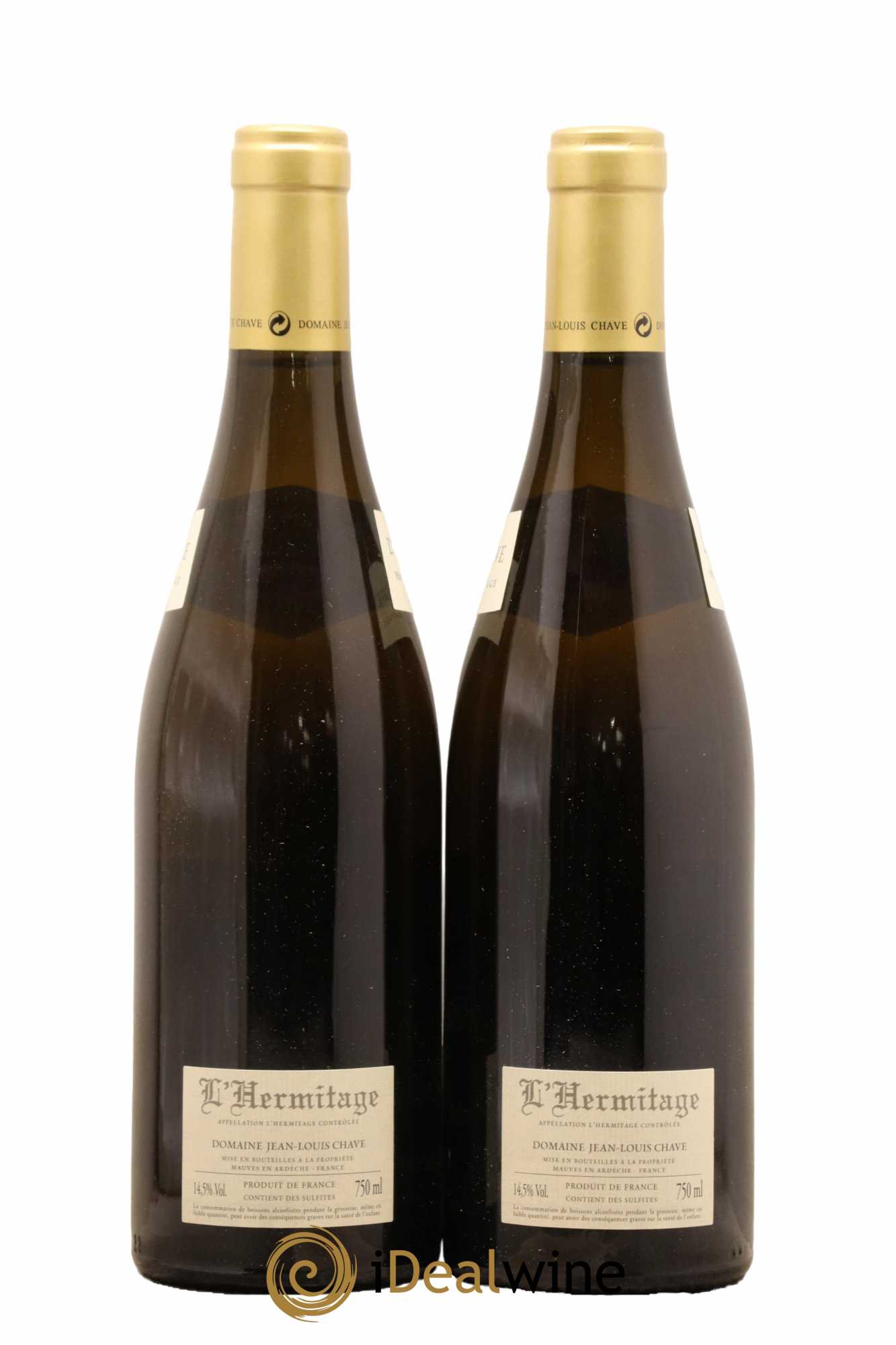 Hermitage Jean-Louis Chave 2009 - Lot of 2 bottles - 1