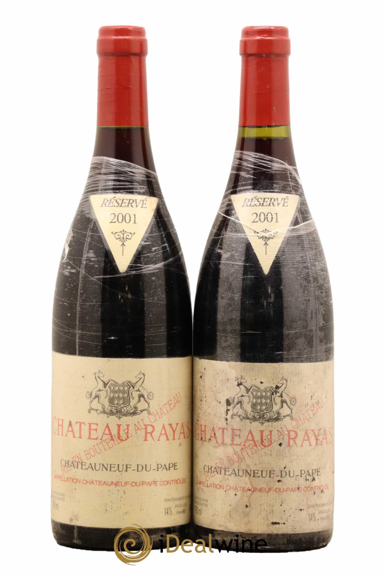 Châteauneuf-du-Pape Château Rayas Emmanuel Reynaud 2001 - Lot de 2 bouteilles - 0