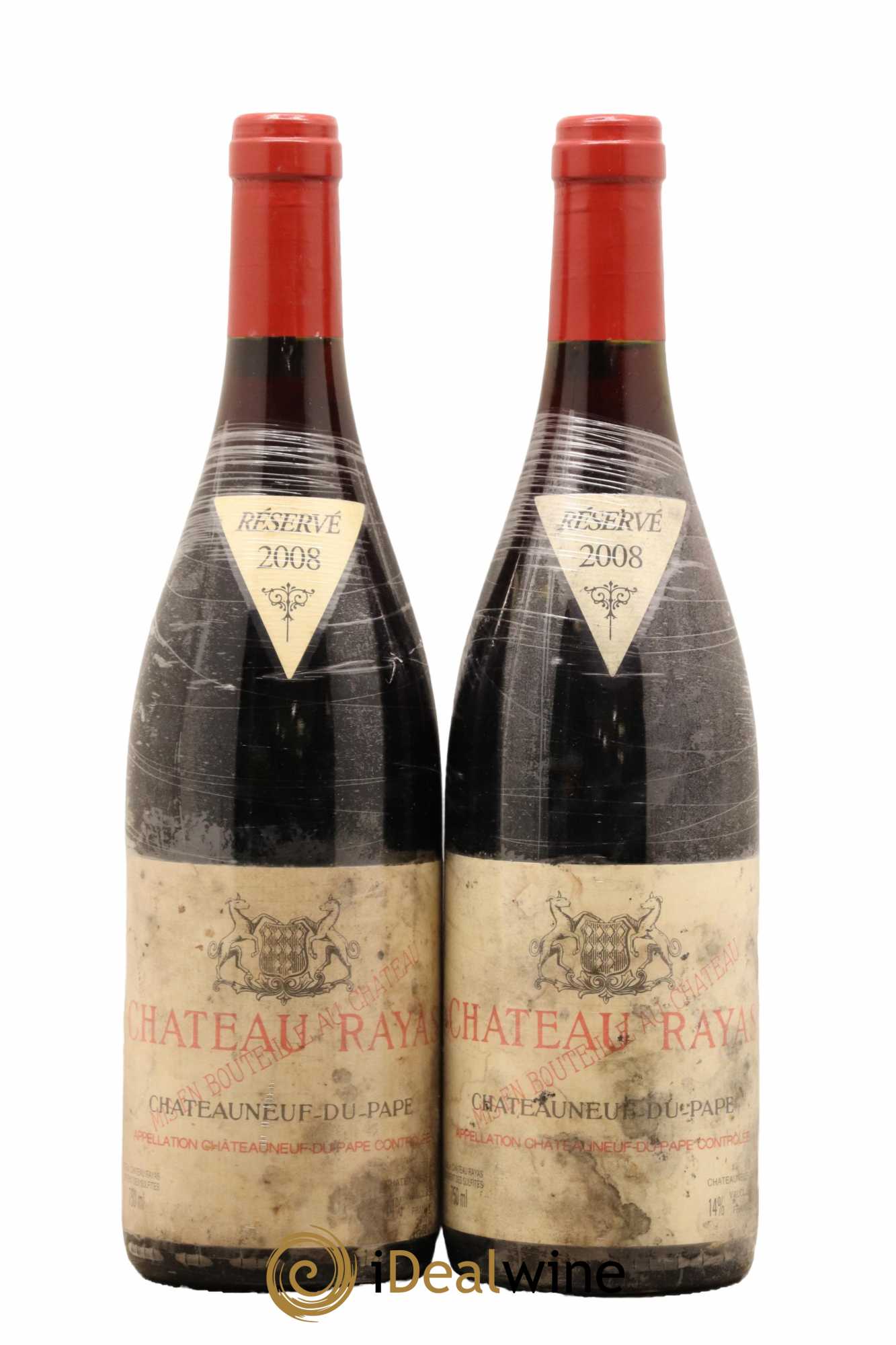 Châteauneuf-du-Pape Château Rayas Emmanuel Reynaud 2008 - Lot de 2 bouteilles - 0