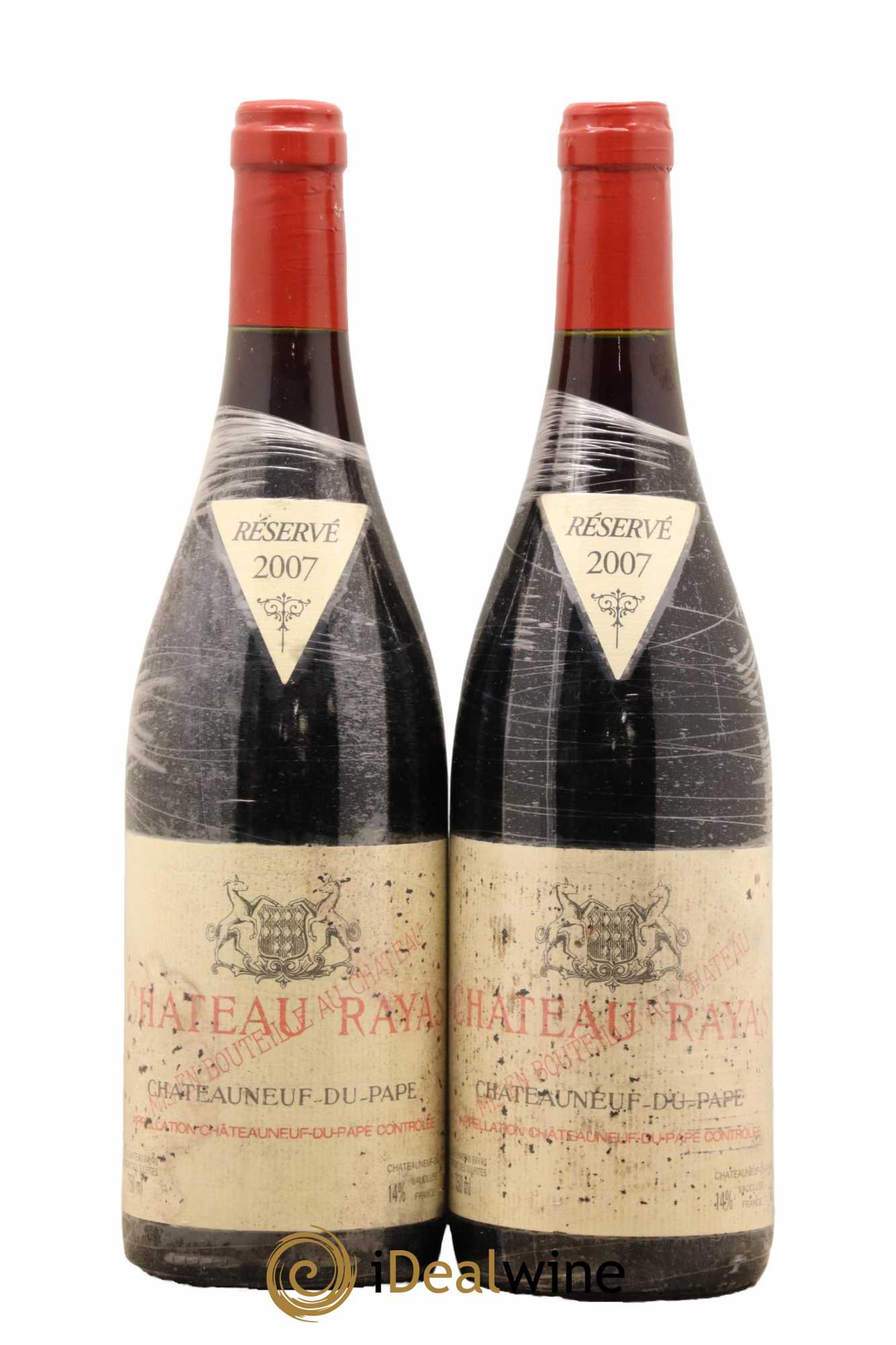 Châteauneuf-du-Pape Château Rayas Emmanuel Reynaud 2007 - Lot de 2 bouteilles - 0