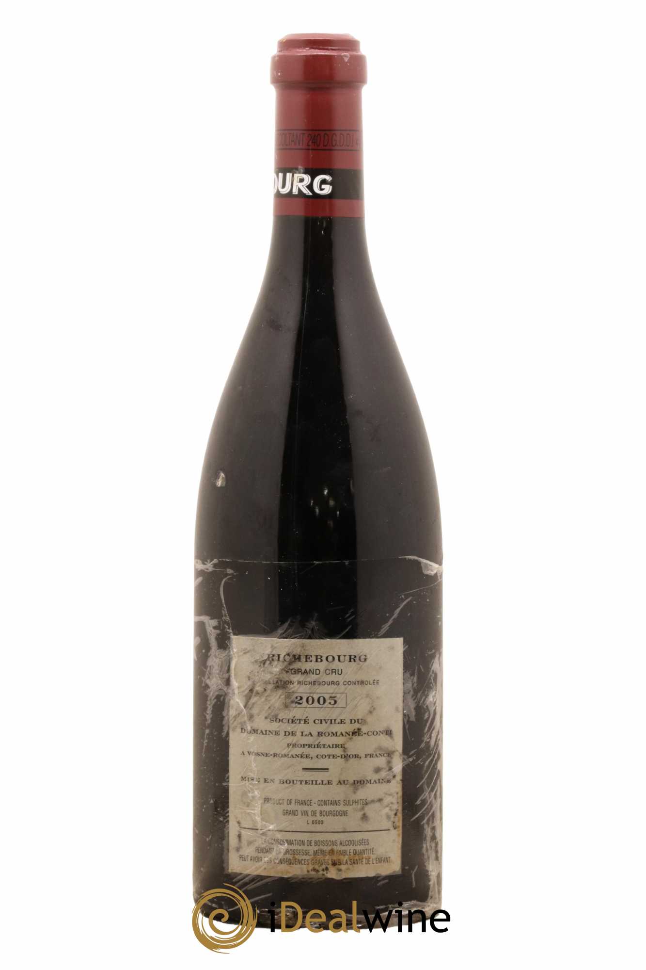 Richebourg Grand Cru Domaine de la Romanée-Conti 2005 - Lot de 1 bouteille - 1