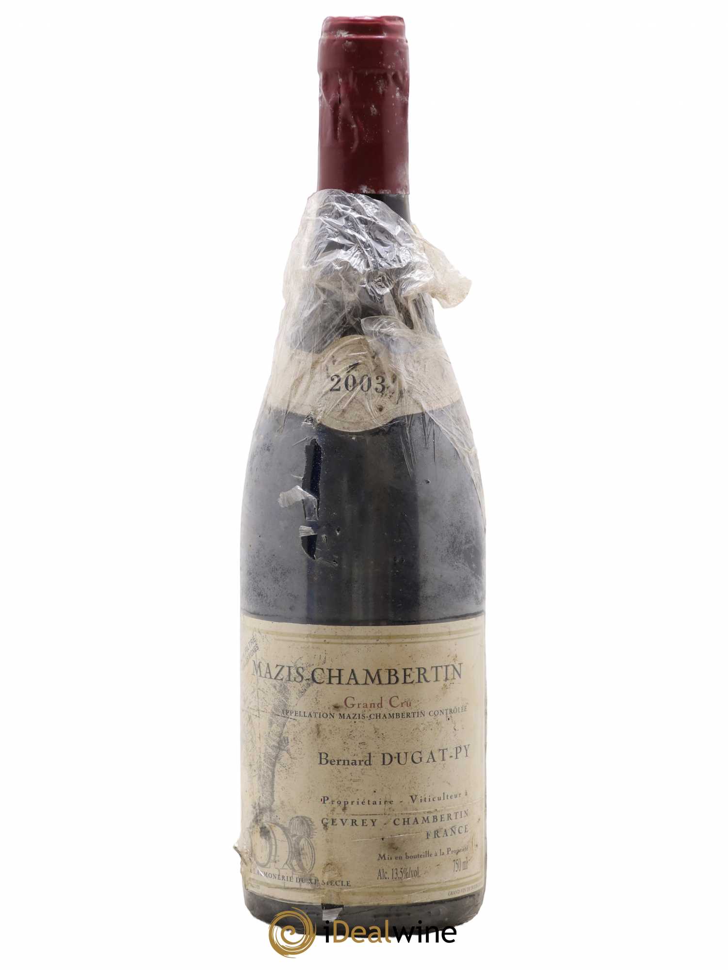 Mazis-Chambertin Grand Cru Vieilles Vignes Dugat-Py 2003 - Lot de 1 bouteille - 0
