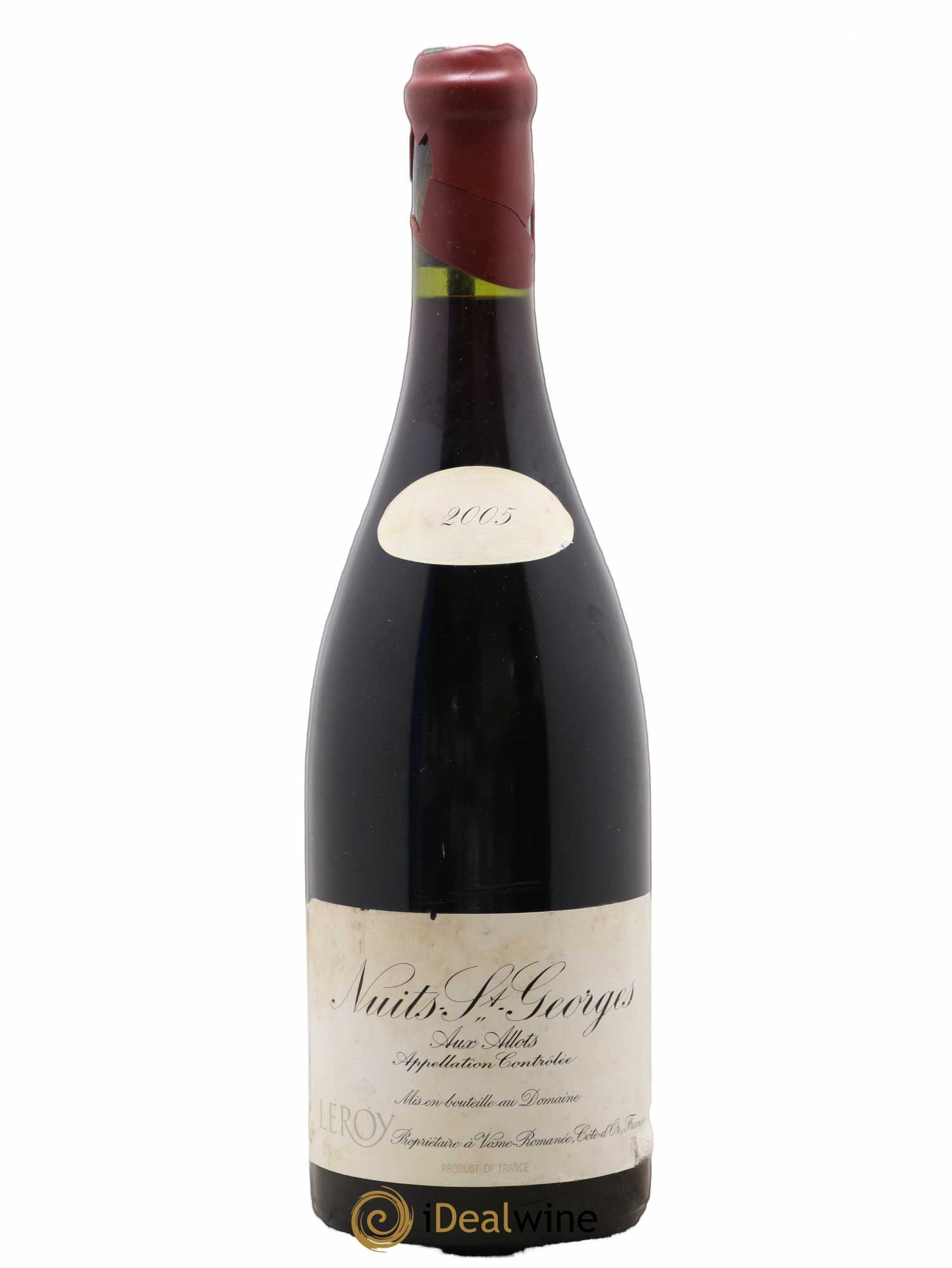 Nuits-Saint-Georges Aux Allots Leroy (Domaine) 2005 - Lot de 1 bouteille - 0