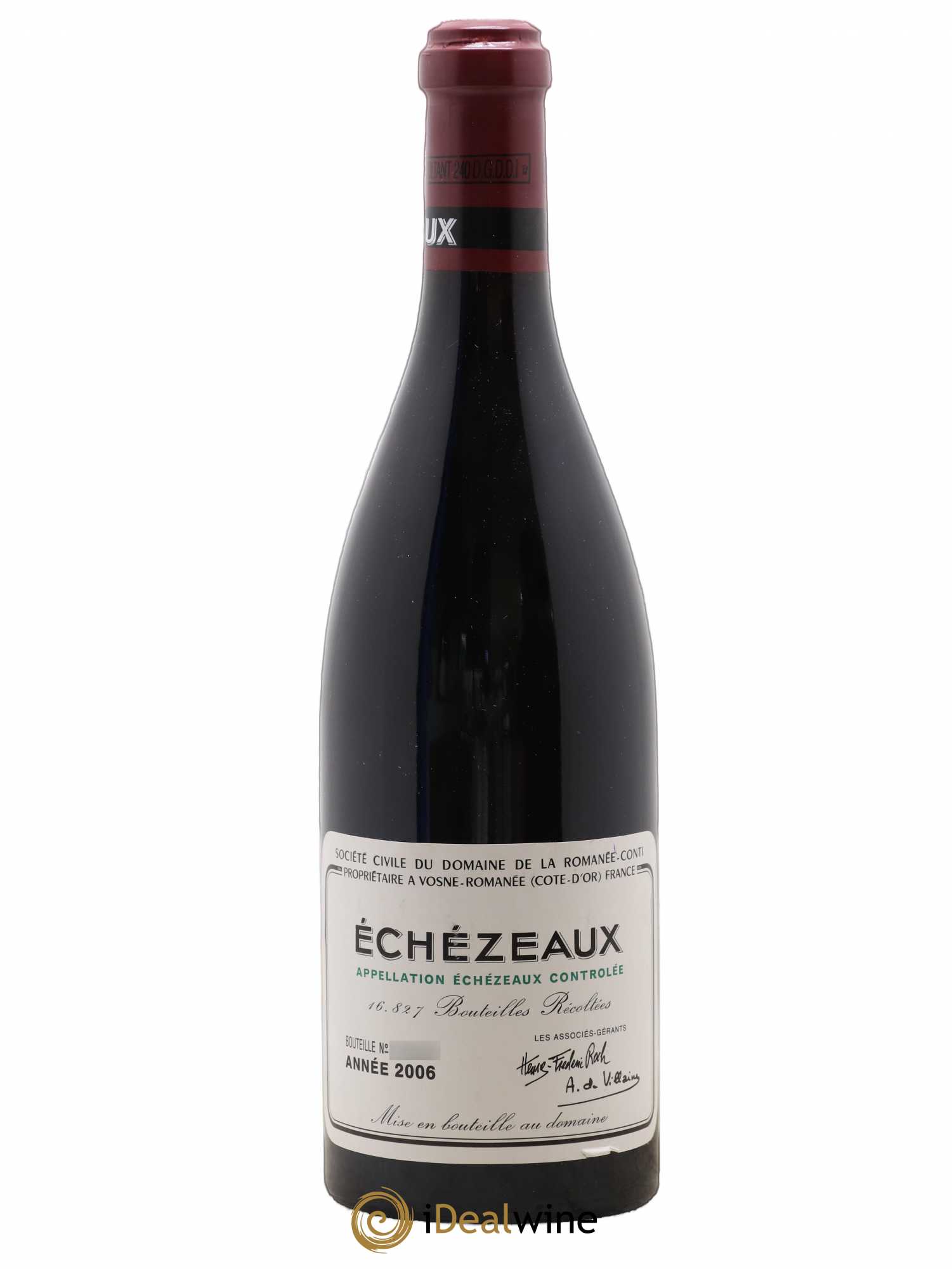 Echezeaux Grand Cru Domaine de la Romanée-Conti 2006 - Lot de 1 bouteille - 0