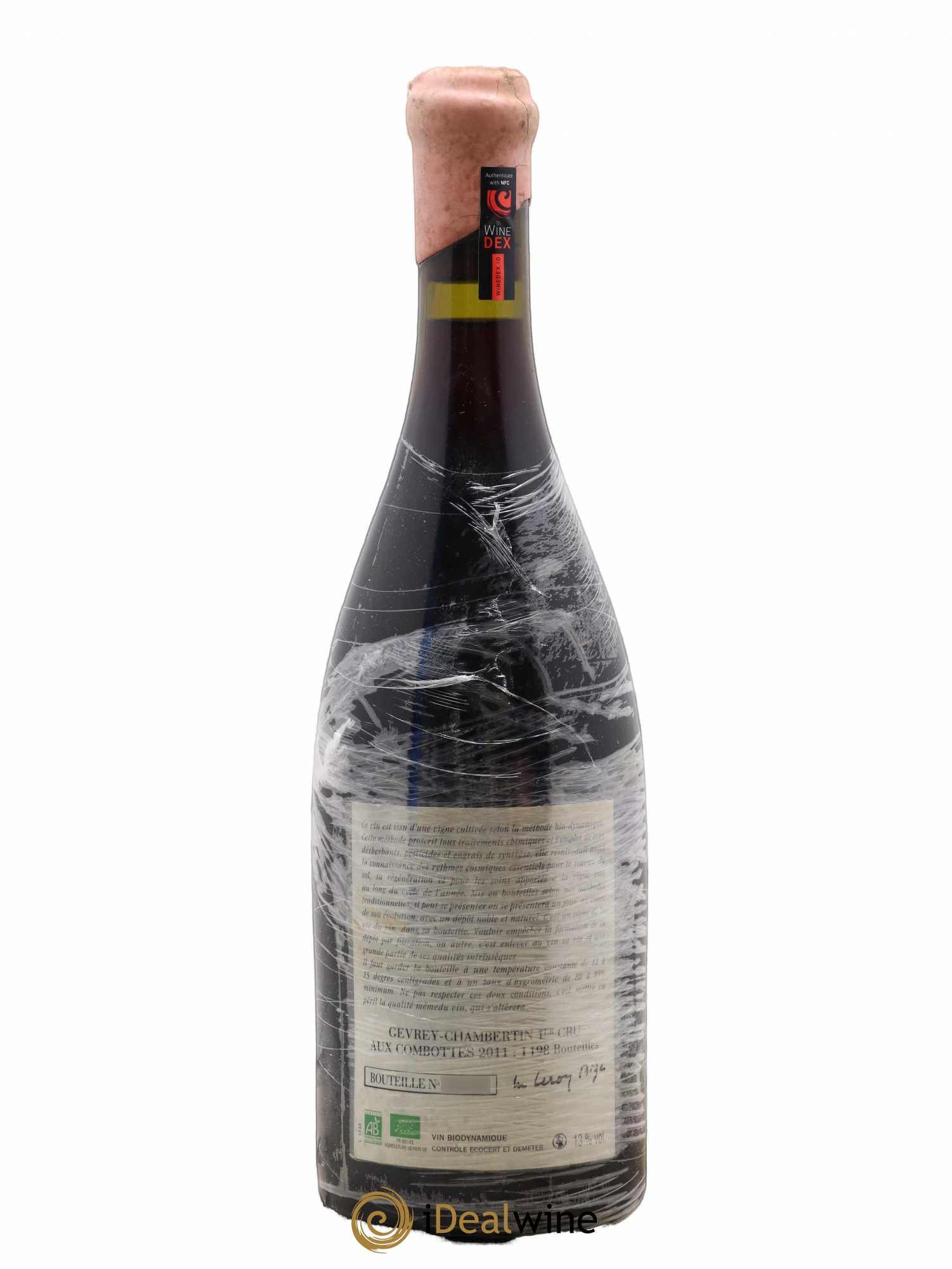 Gevrey-Chambertin 1er Cru Les Combottes Leroy (Domaine) 2011 - Lot de 1 bouteille - 1