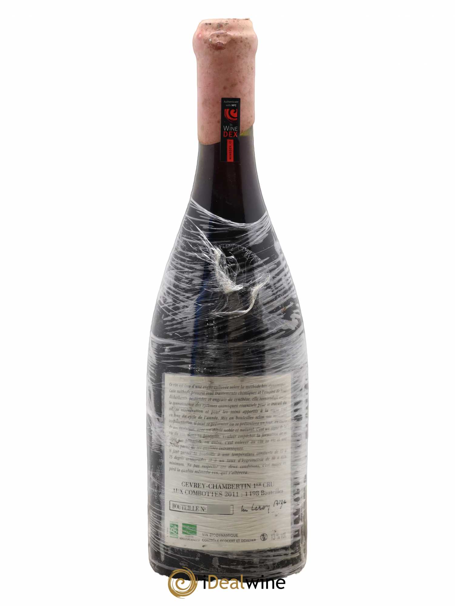Gevrey-Chambertin 1er Cru Les Combottes Leroy (Domaine) 2011 - Lot de 1 bouteille - 1