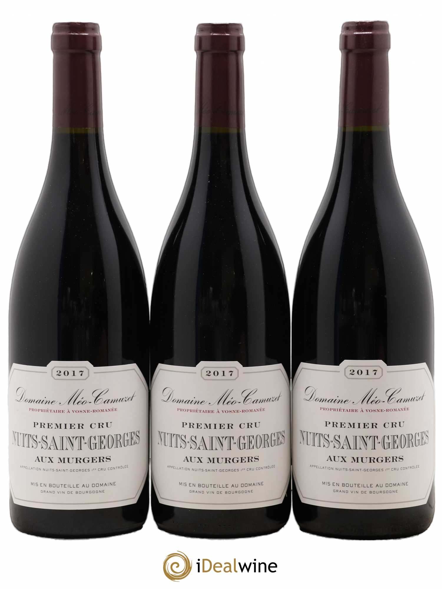 Nuits-Saint-Georges 1er Cru Aux Murgers Méo-Camuzet (Domaine) 2017 - Lot de 3 bouteilles - 0
