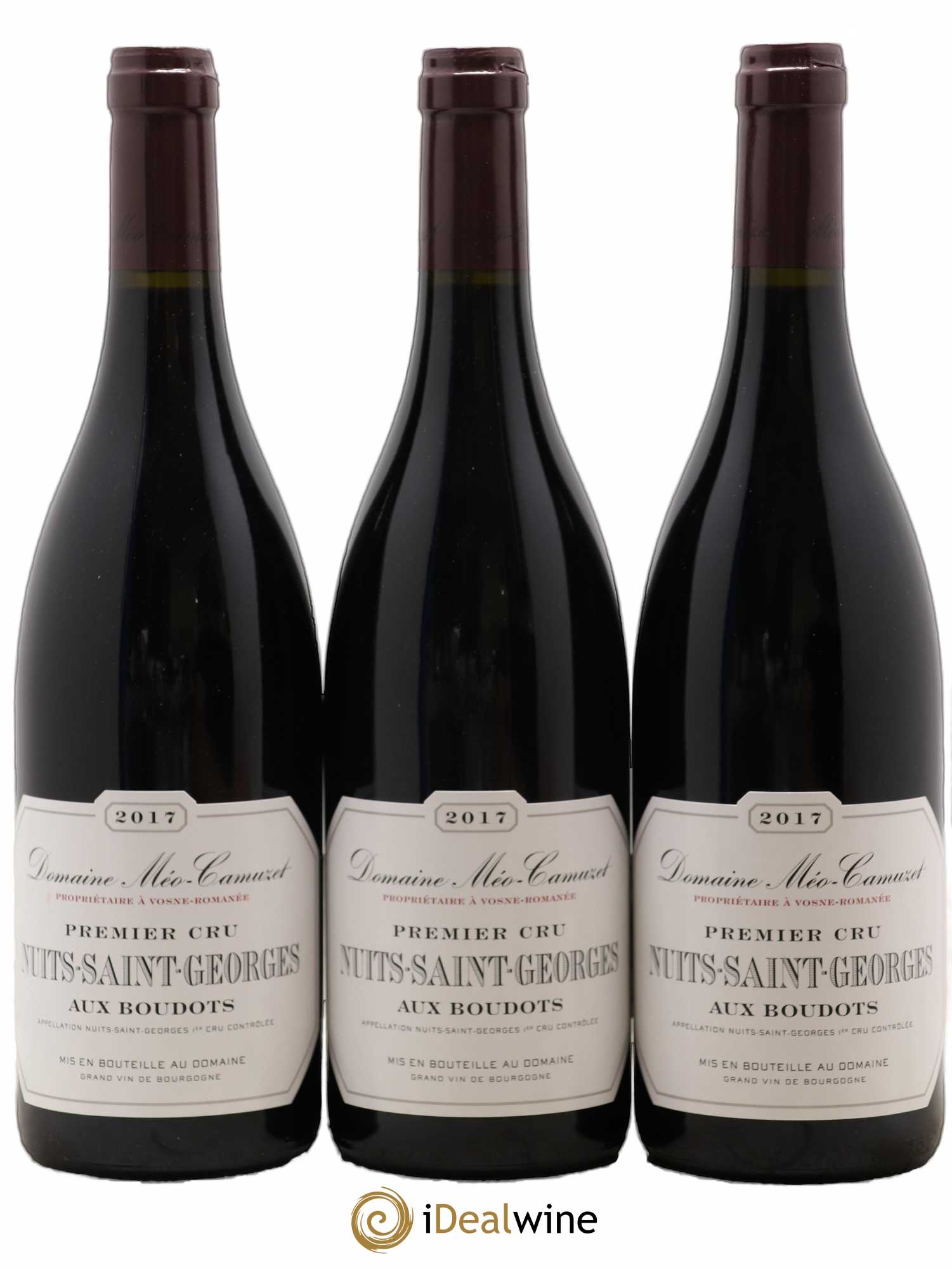 Nuits-Saint-Georges 1er Cru Aux Boudots Méo-Camuzet (Domaine) 2017 - Lot de 3 bouteilles - 0