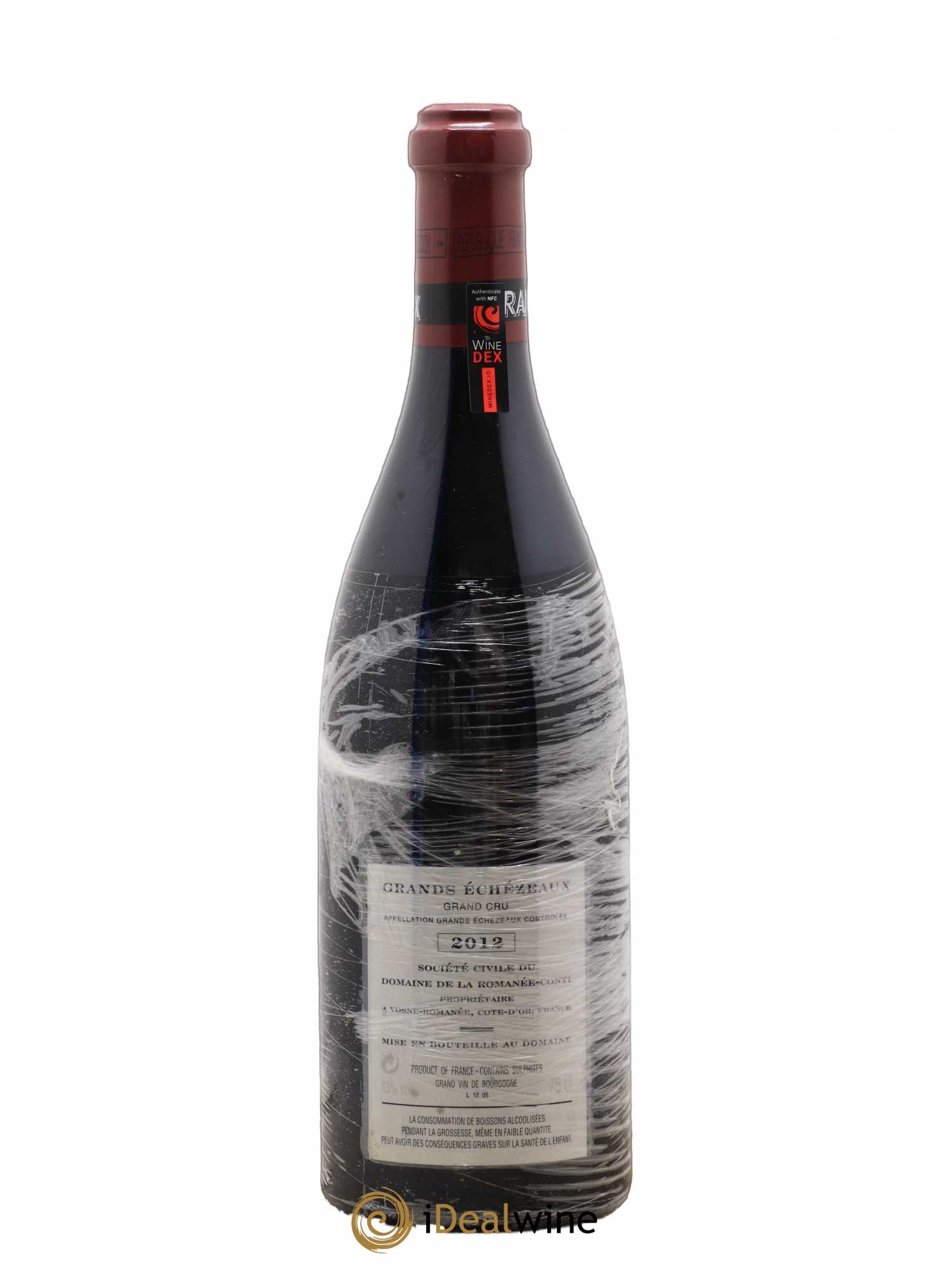 Grands-Echezeaux Grand Cru Domaine de la Romanée-Conti 2012 - Lot of 1 bottle - 1