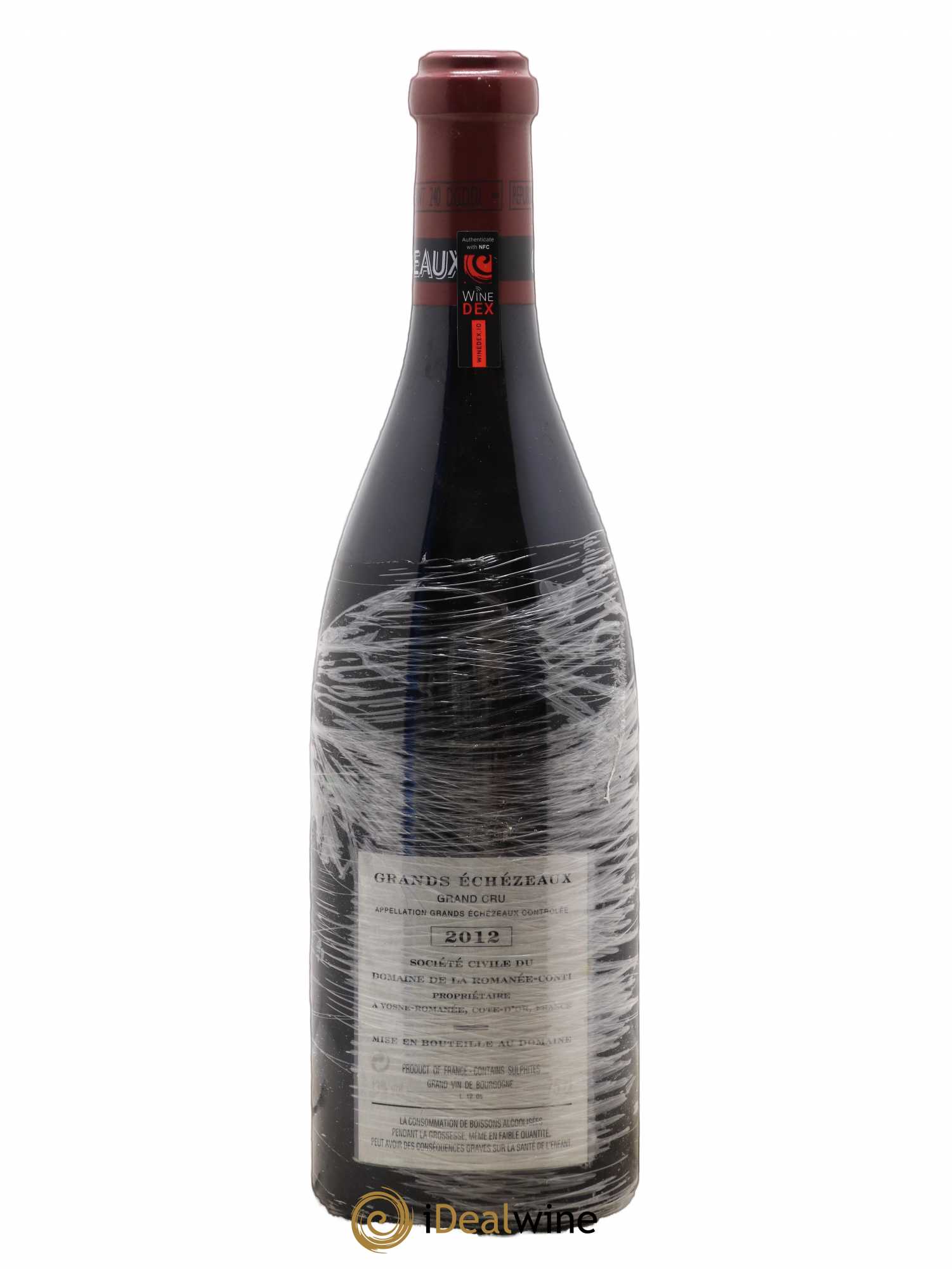 Grands-Echezeaux Grand Cru Domaine de la Romanée-Conti 2012 - Lot de 1 bouteille - 1