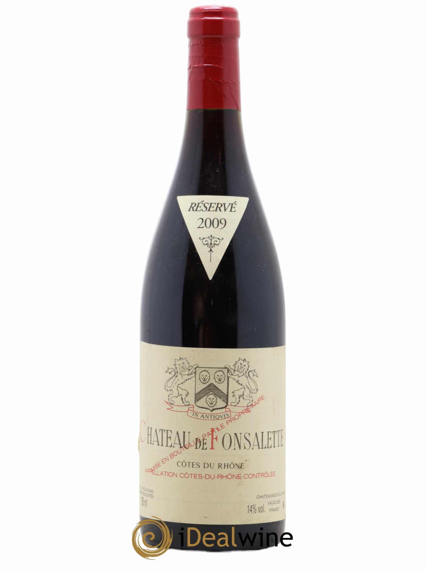 Côtes-du-Rhône Château de Fonsalette Emmanuel Reynaud 2009 - Lot of 1 bottle - 0