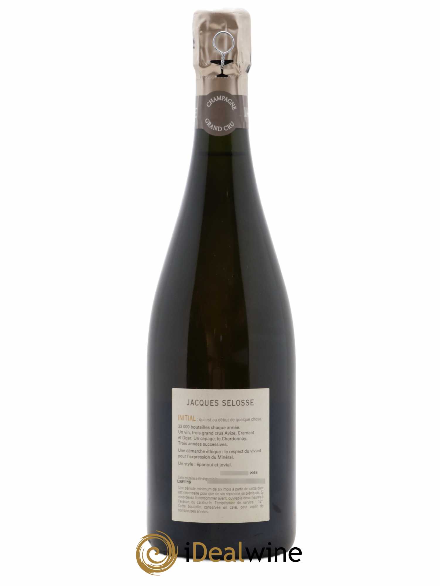 Initial Brut Jacques Selosse - Lot de 1 bouteille - 1