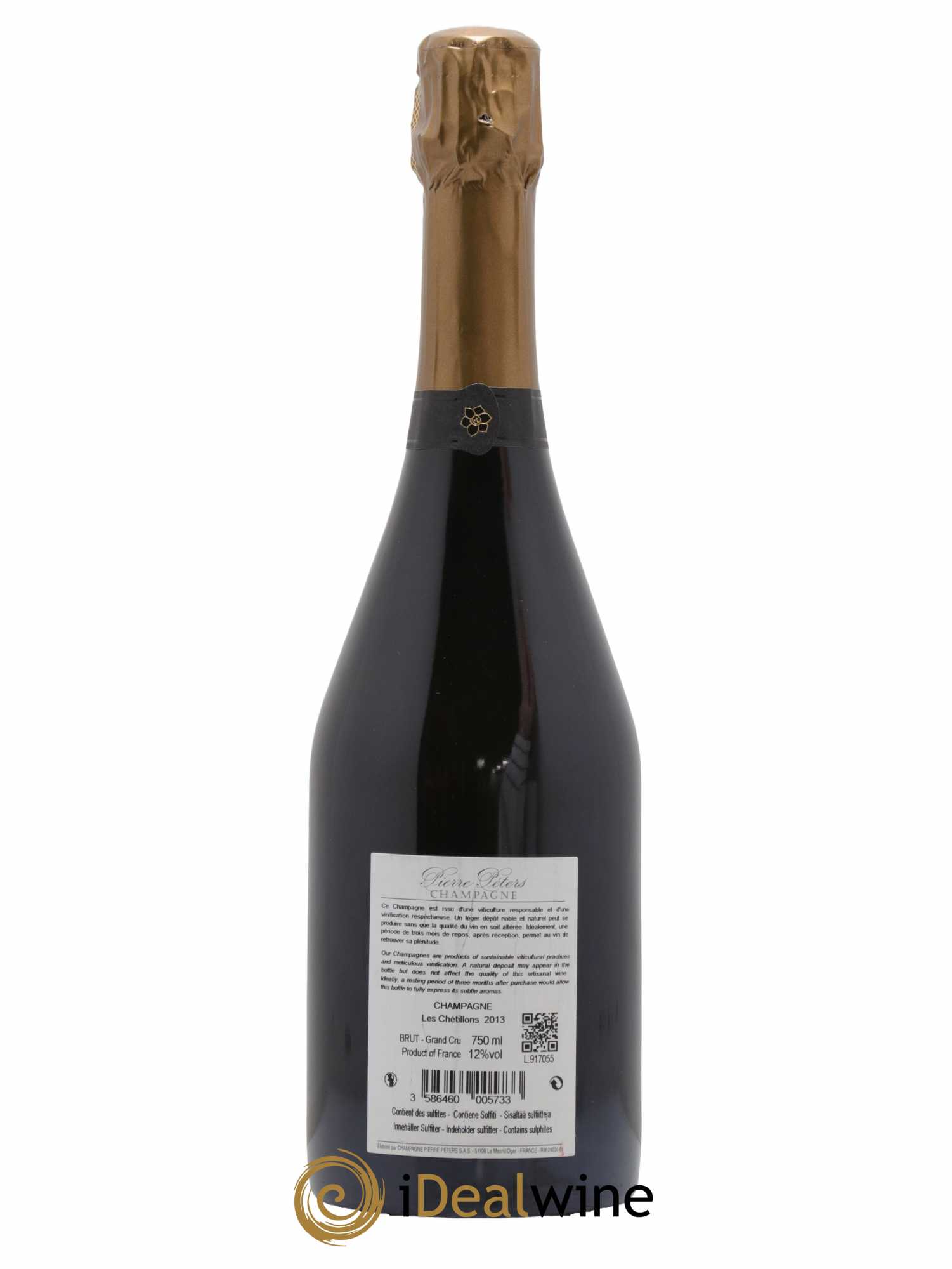 Cuvée Spéciale les Chétillons Blanc de Blancs Brut Pierre Péters 2013 - Lot de 1 bouteille - 1