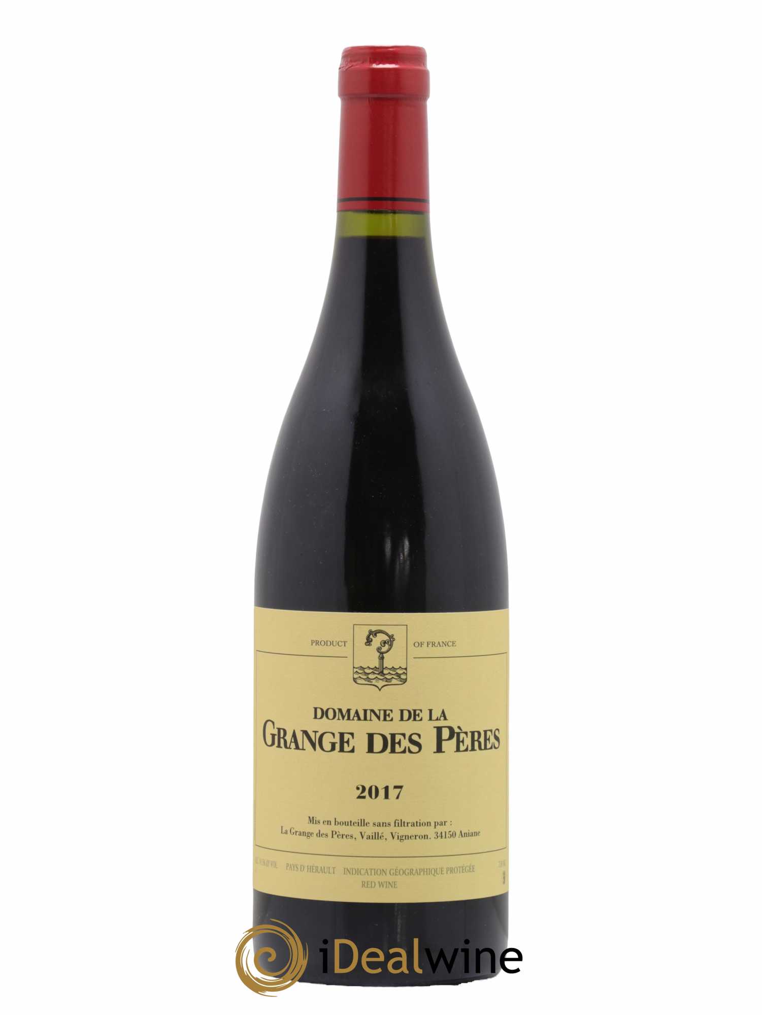 Pays d'Hérault Grange des Pères Laurent Vaillé 2017 - Lot de 1 bouteille - 0