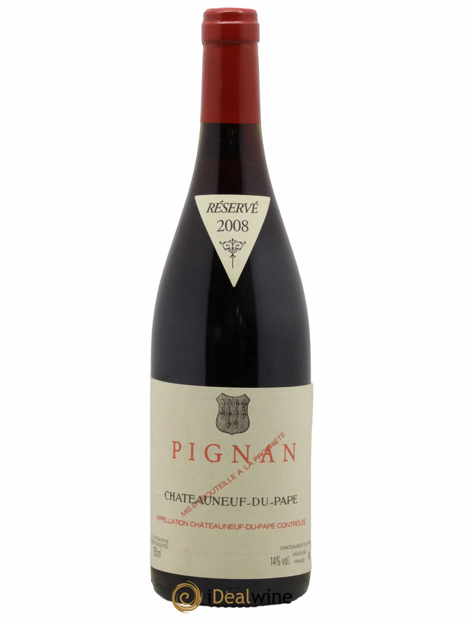 Châteauneuf-du-Pape Pignan Emmanuel Reynaud 2008 - Lot de 1 bouteille - 0