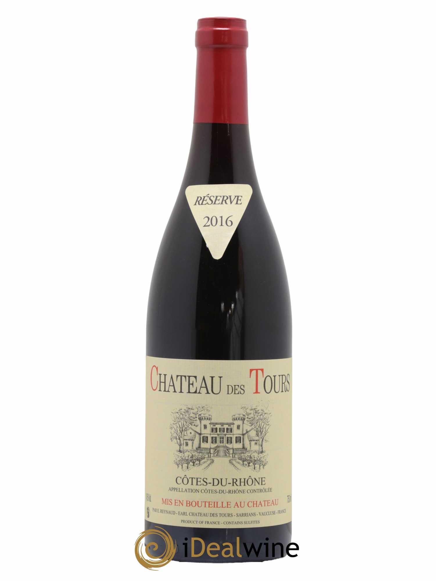Côtes-du-Rhône Château des Tours Emmanuel Reynaud 2016 - Lot de 1 bouteille - 0