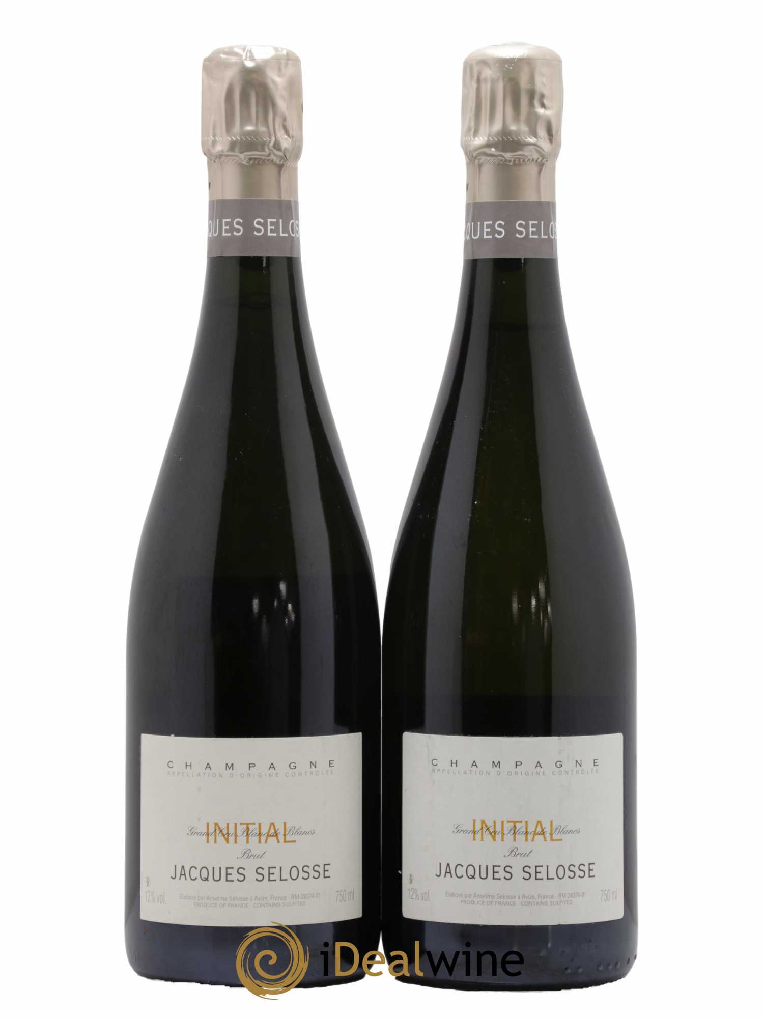 Initial Brut Jacques Selosse - Lot de 2 bouteilles - 0