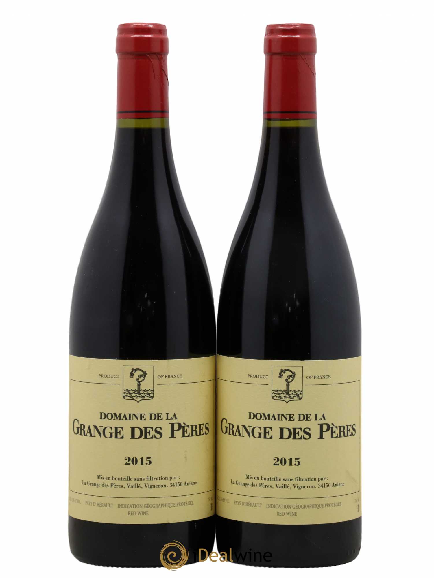 Pays d'Hérault Grange des Pères Laurent Vaillé 2015 - Lot de 2 bouteilles - 0
